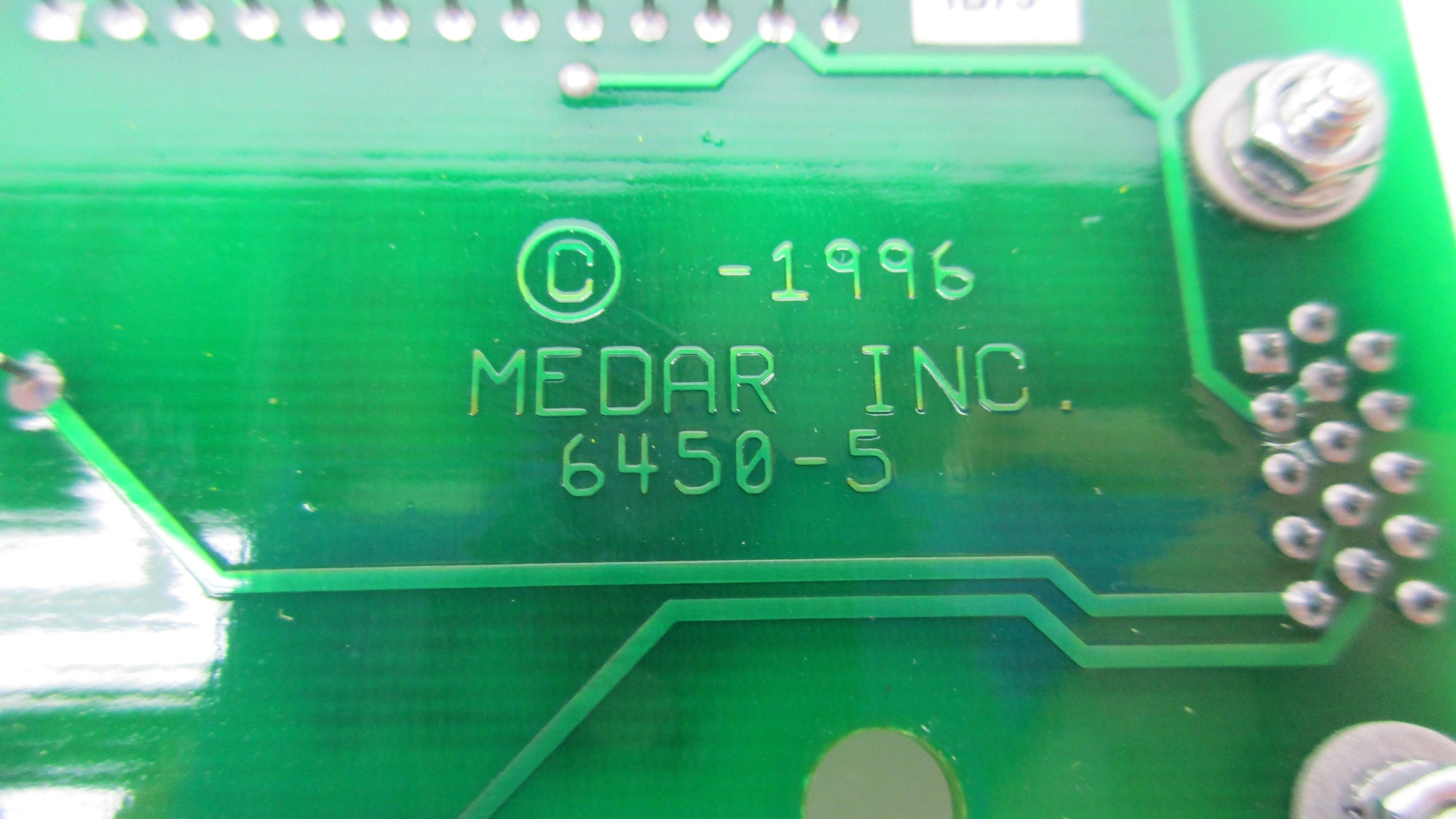 MEDAR INC. 6450-5 NSNP