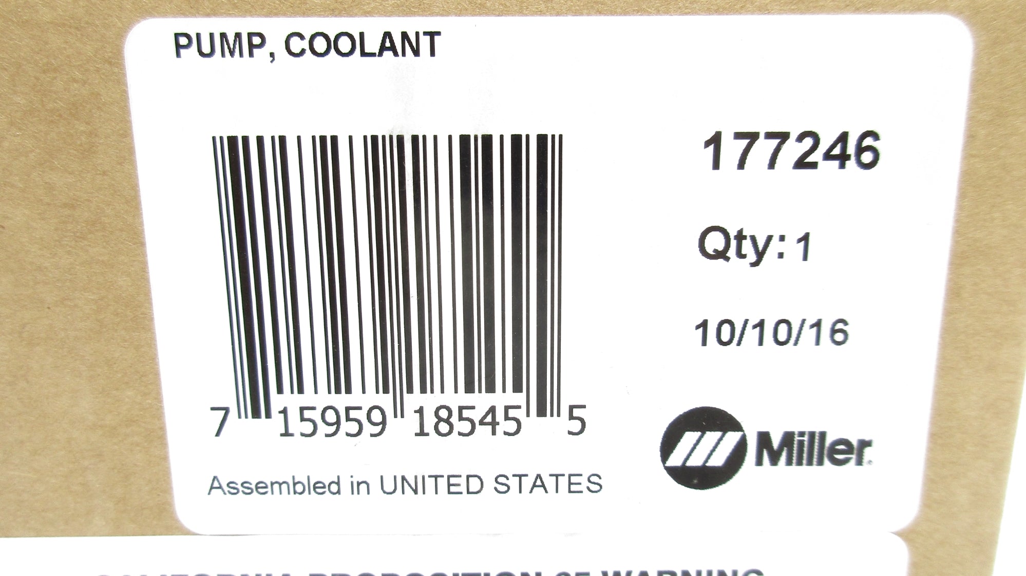 MILLER 177246 NSFS