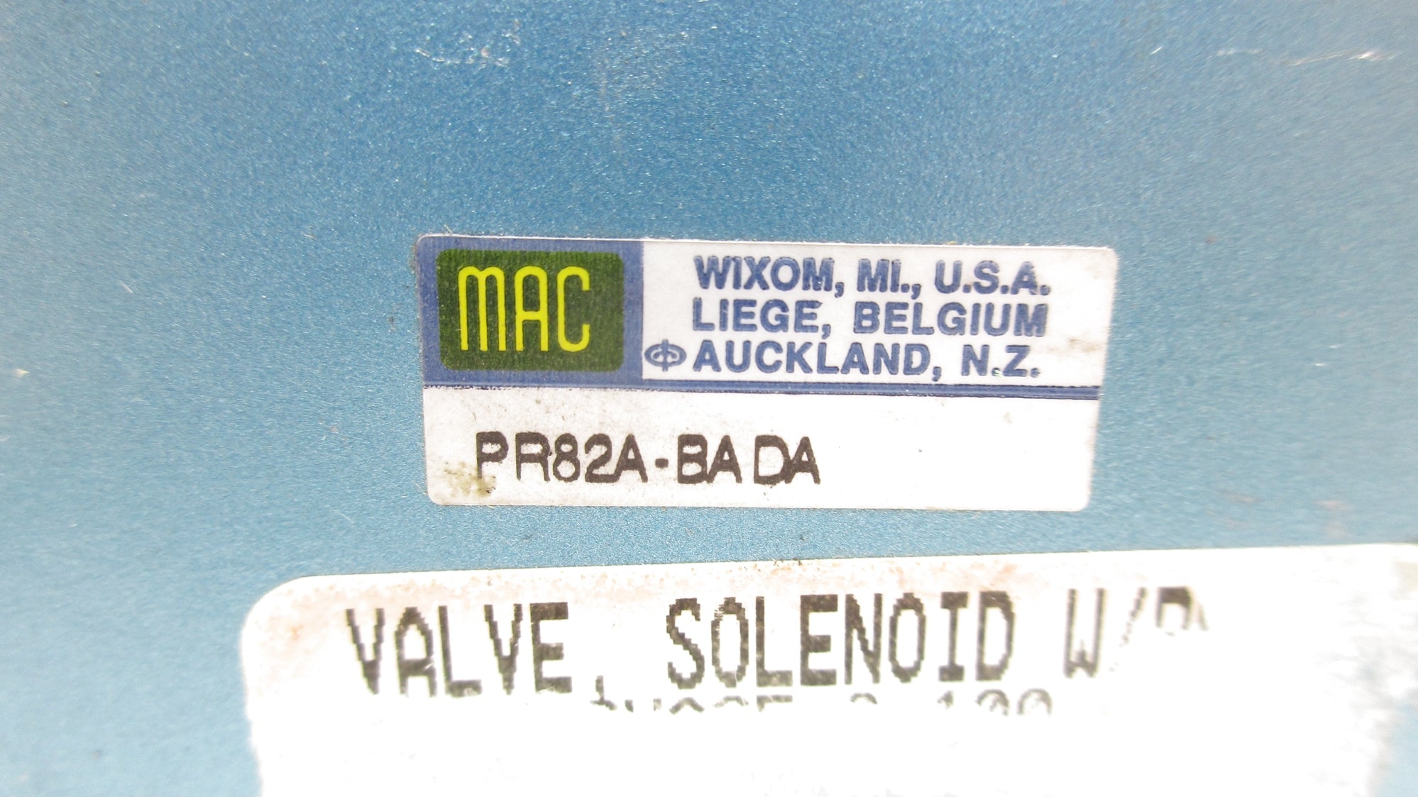 MAC PR82A-BADA 0-120PSI UNMP