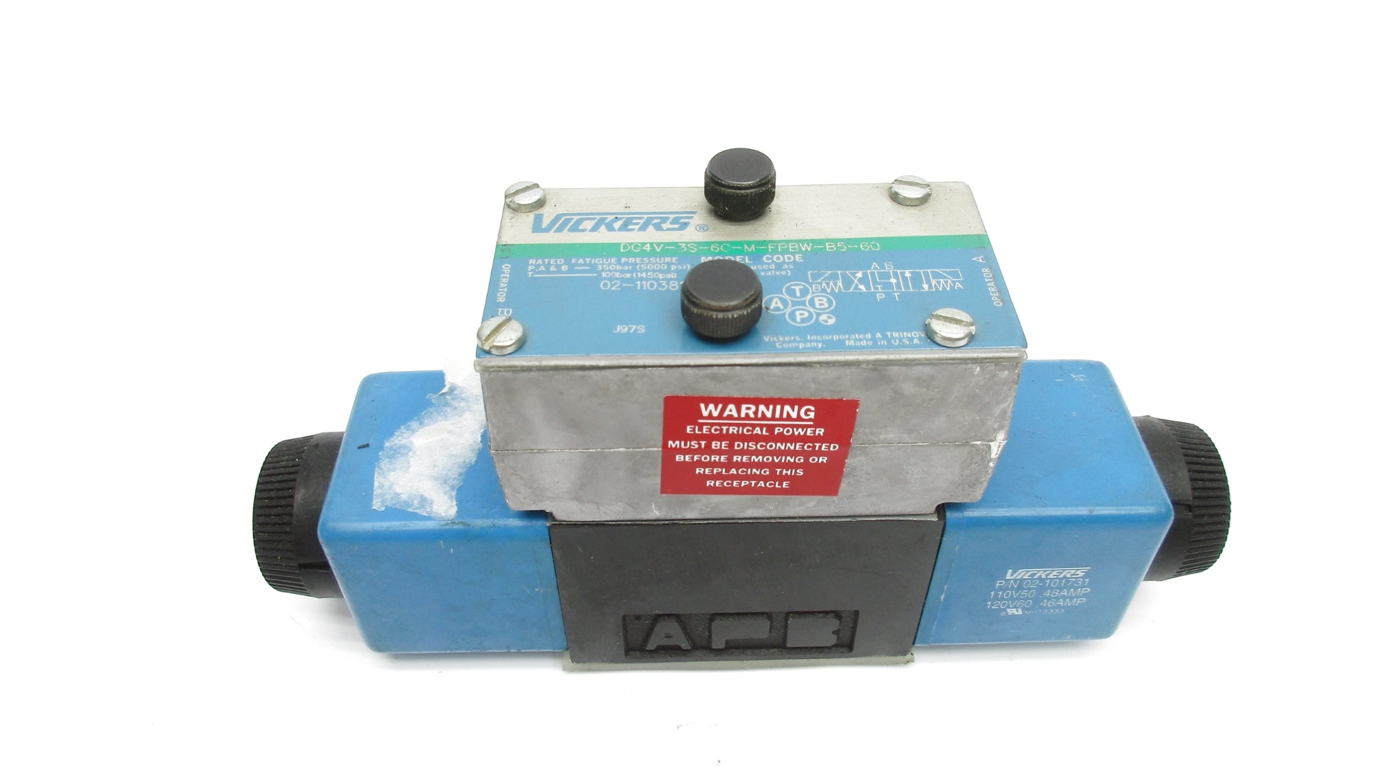 VICKERS DG4V-3S-6C-M-FPBW-B5-60 110/50 120/60 5000PSI NSNP