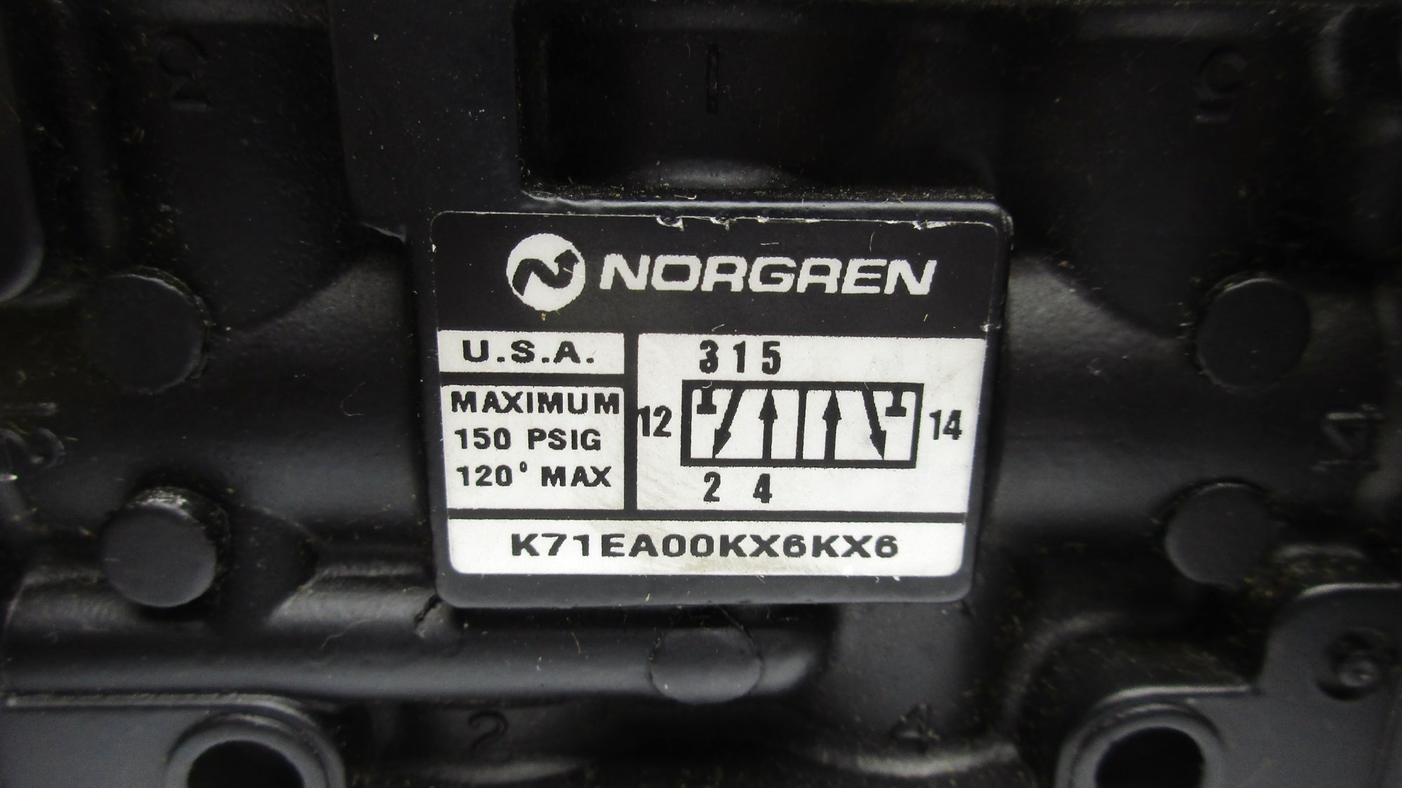 NORGREN K71EA00KX6KX6 150PSIG NSNP