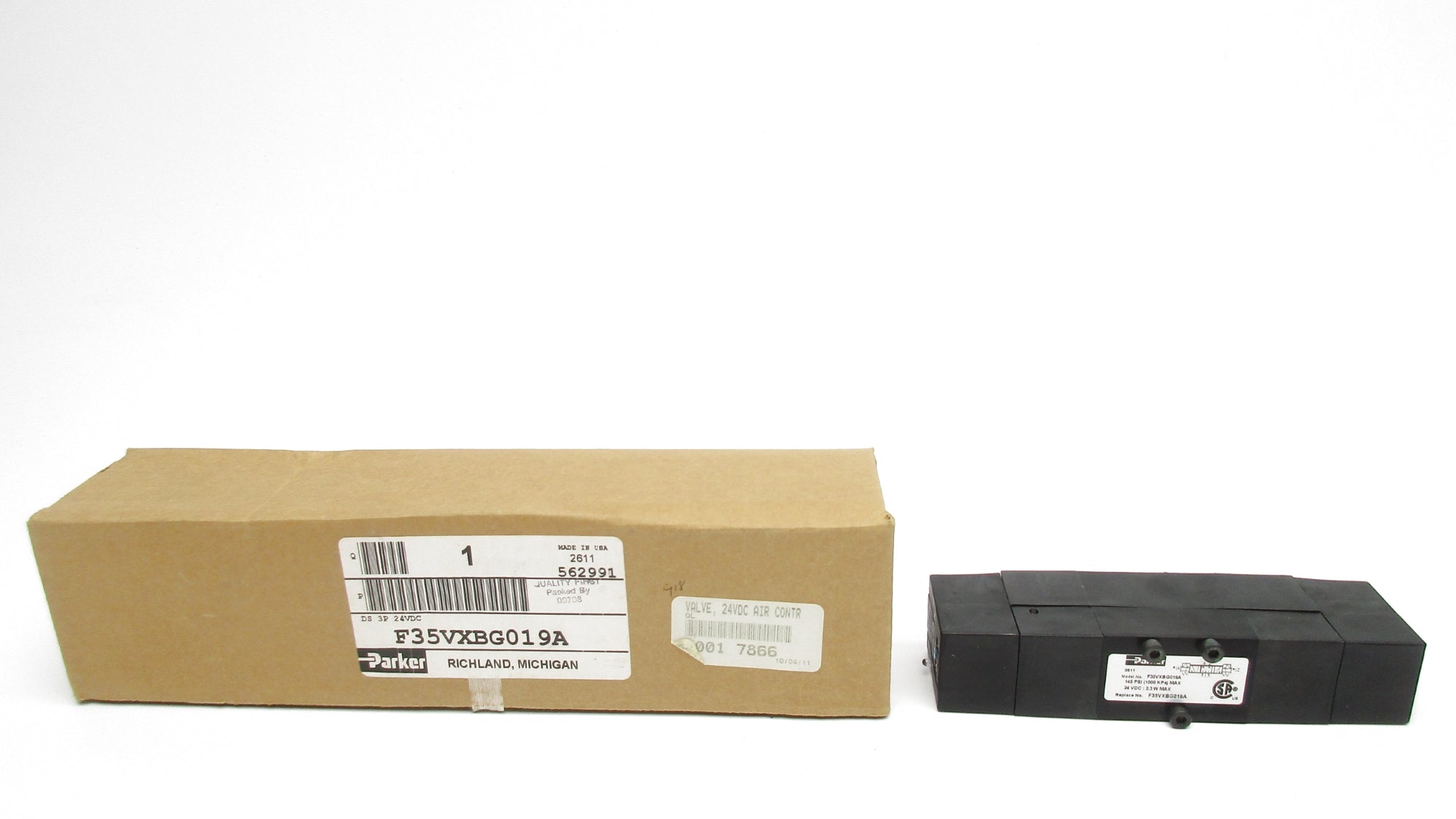 PARKER F35VXBG019A 24VDC 145PSI NSMP
