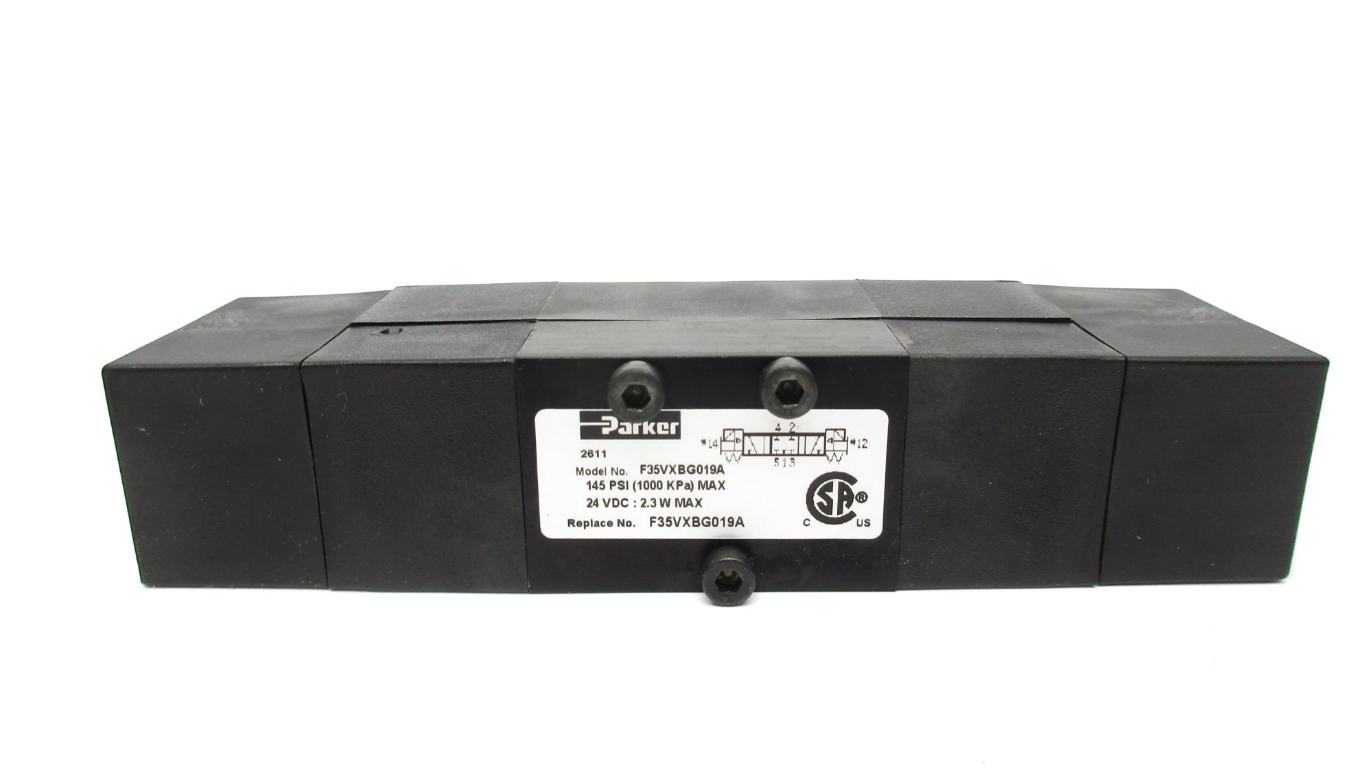 PARKER F35VXBG019A 24VDC 145PSI NSMP