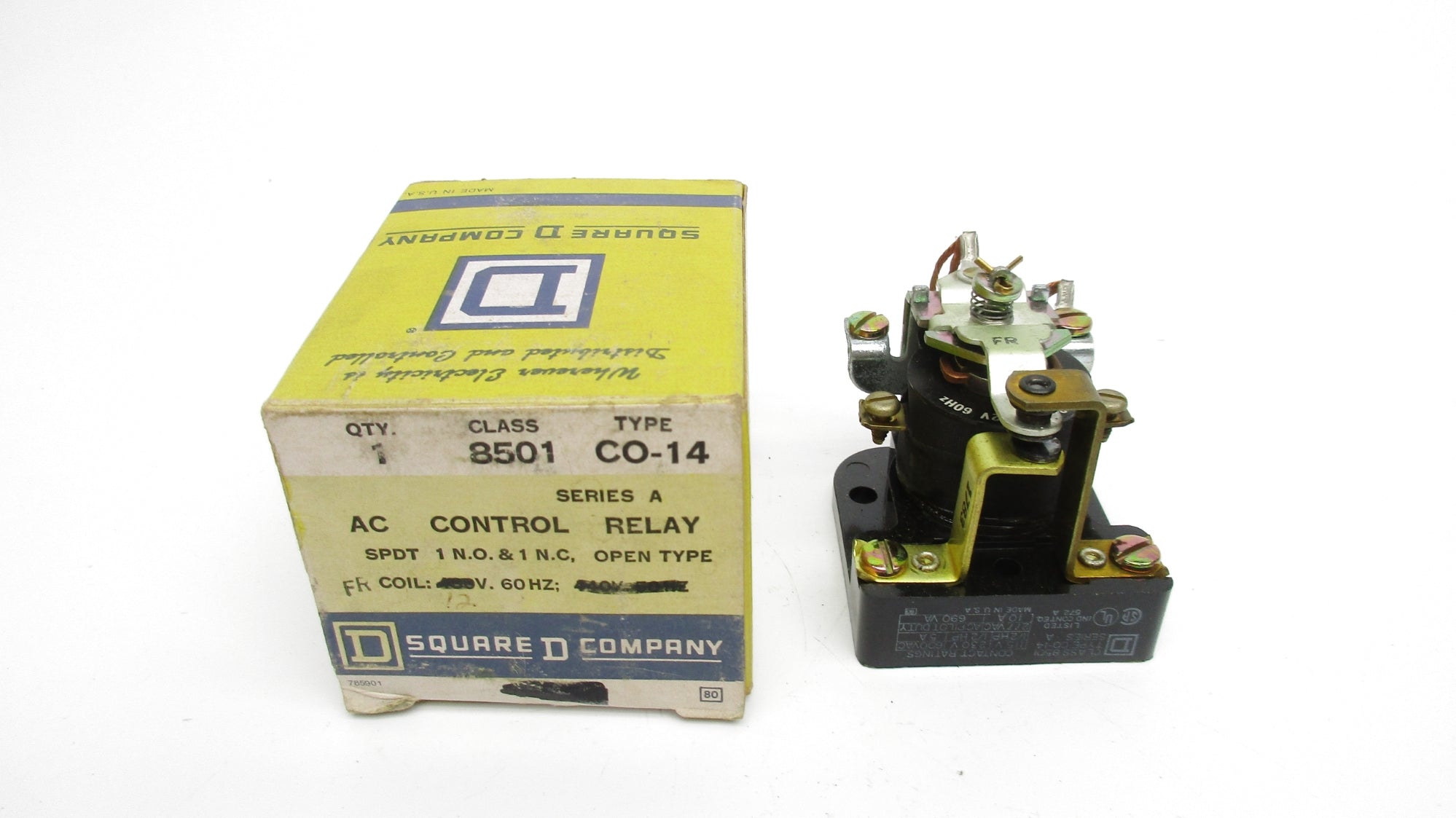 SQUARE D 8501CO14 SER. A 480/60 440/50 10A NSMP