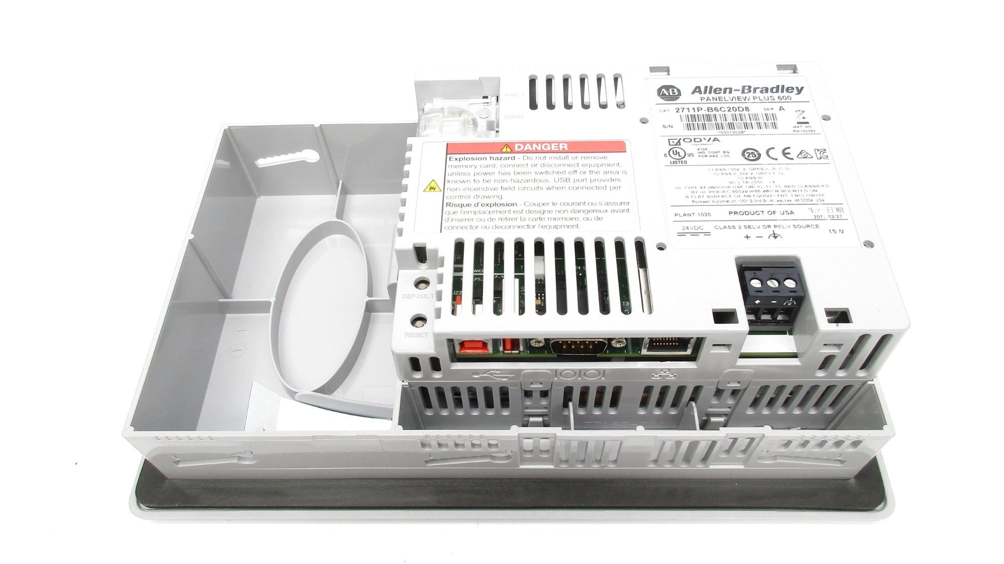 ALLEN BRADLEY 2711P-B6C20D8 SER. A (BR/WH) NSMP