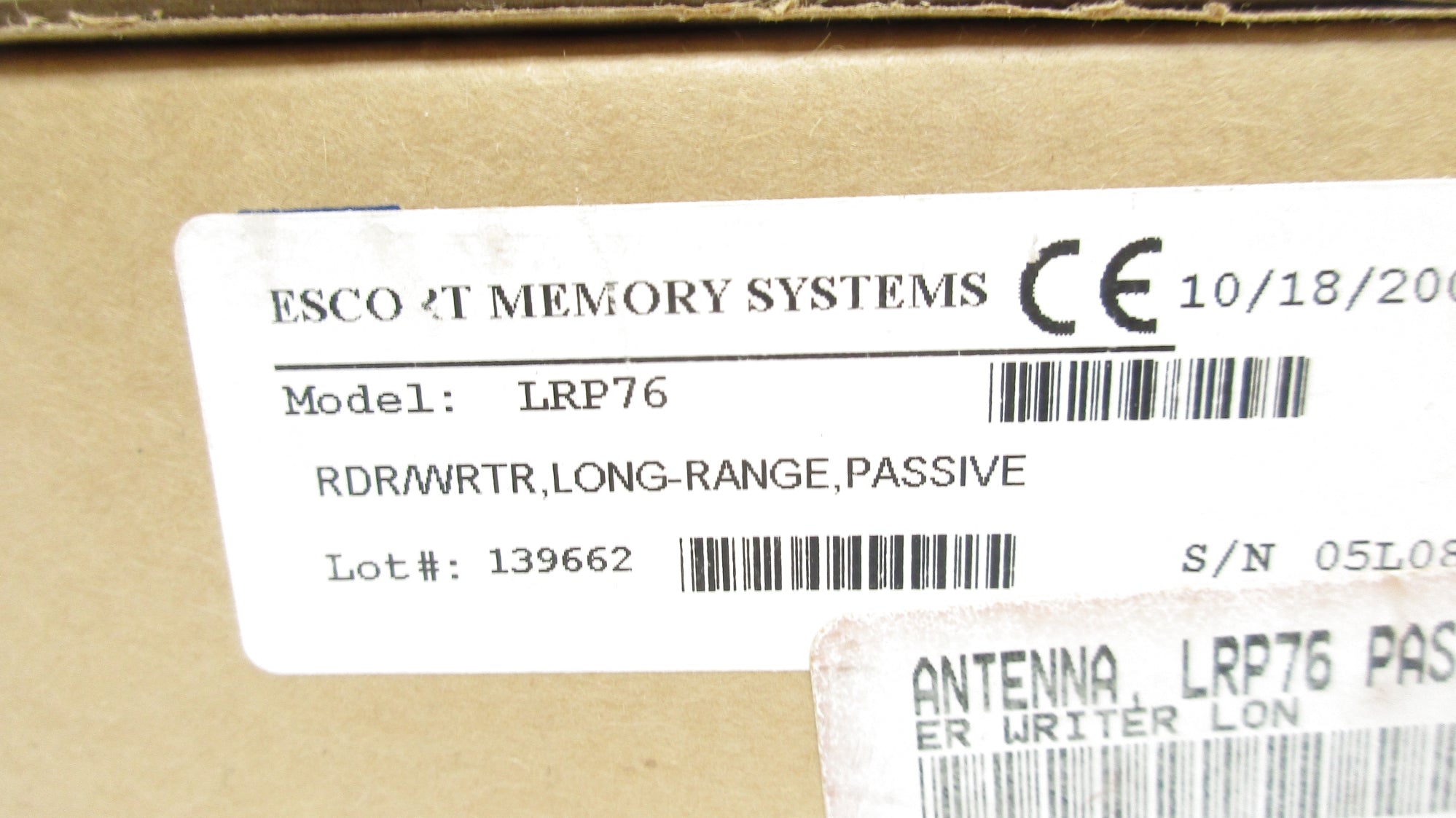 ESCORT MEMORY SYSTEM LRP76 NSMP