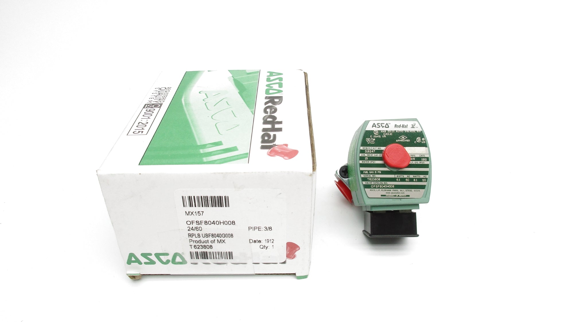 ASCO OFSF8040H008 24V 15PSI 3/8" NSMP