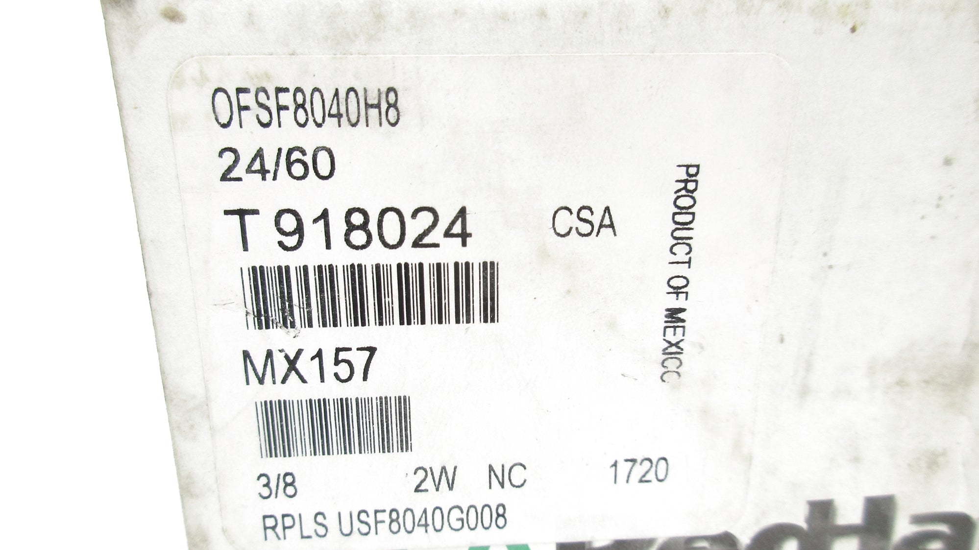 ASCO OFSF8040H8 24V 15PSI 3/8" NSMP
