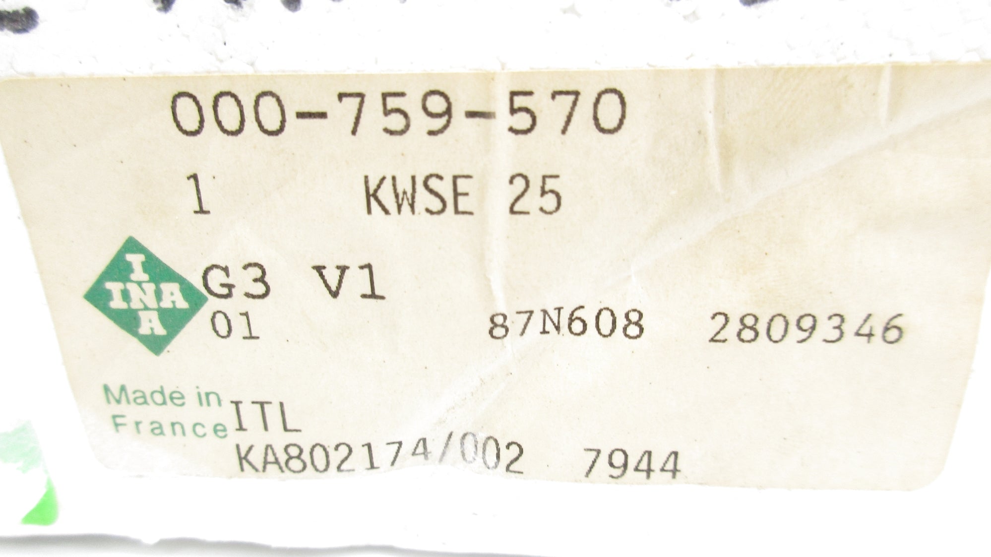 INA KWSE25G3V1 NSMP