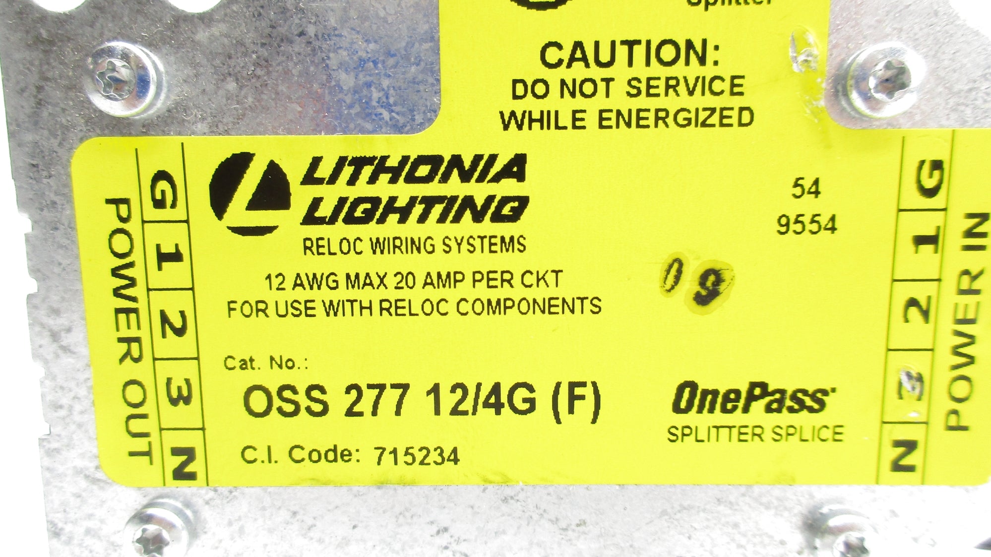 LITHONIA LIGHTING OSS27712/4G NSNP