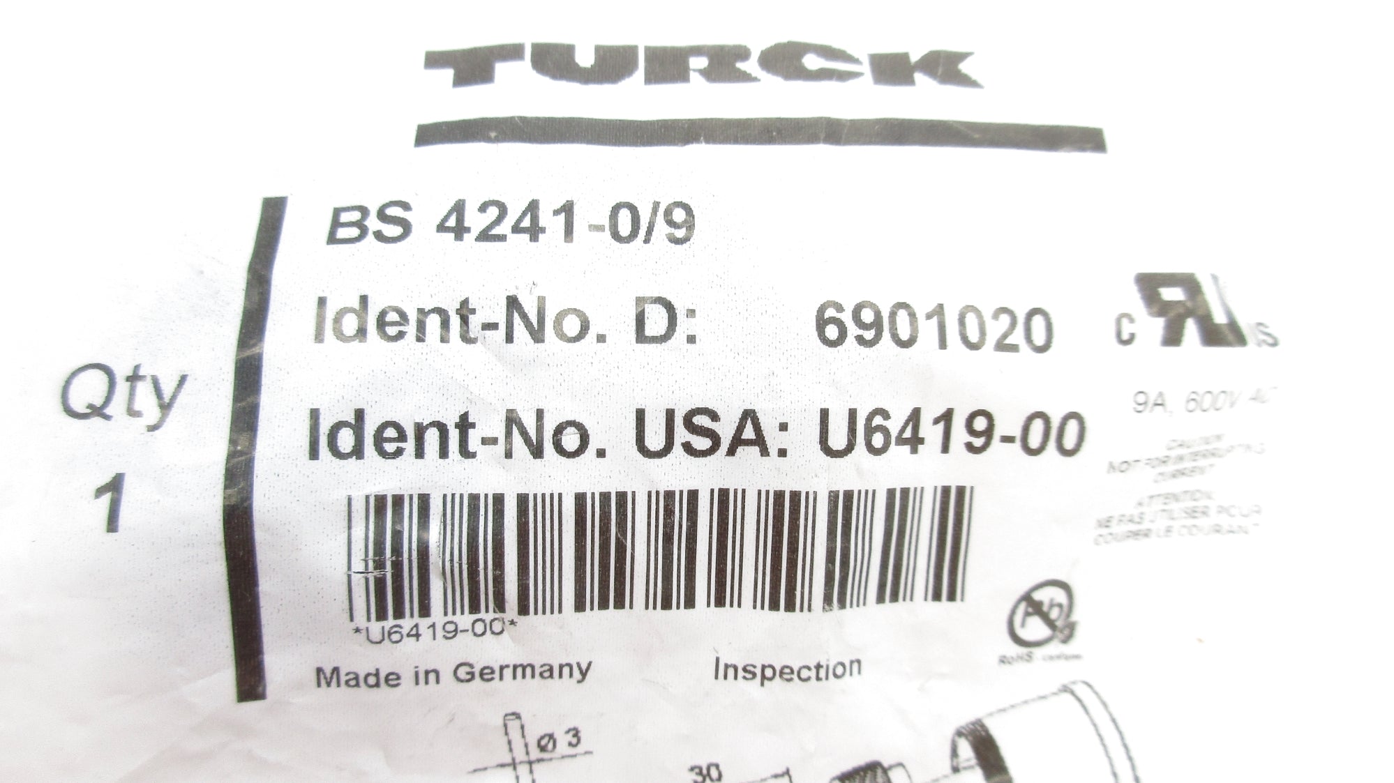 TURCK BS4241-0/9 NSMP