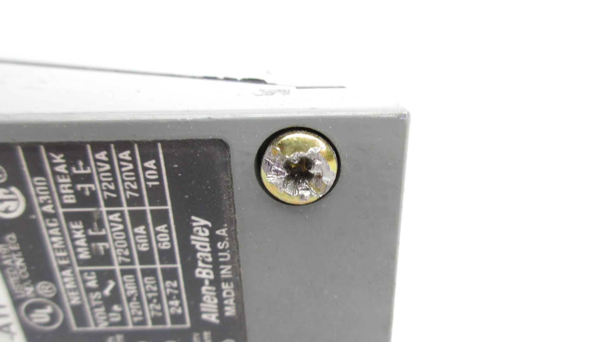 ALLEN BRADLEY 802T-ATP SER. H (AS PICTURED) NSNP