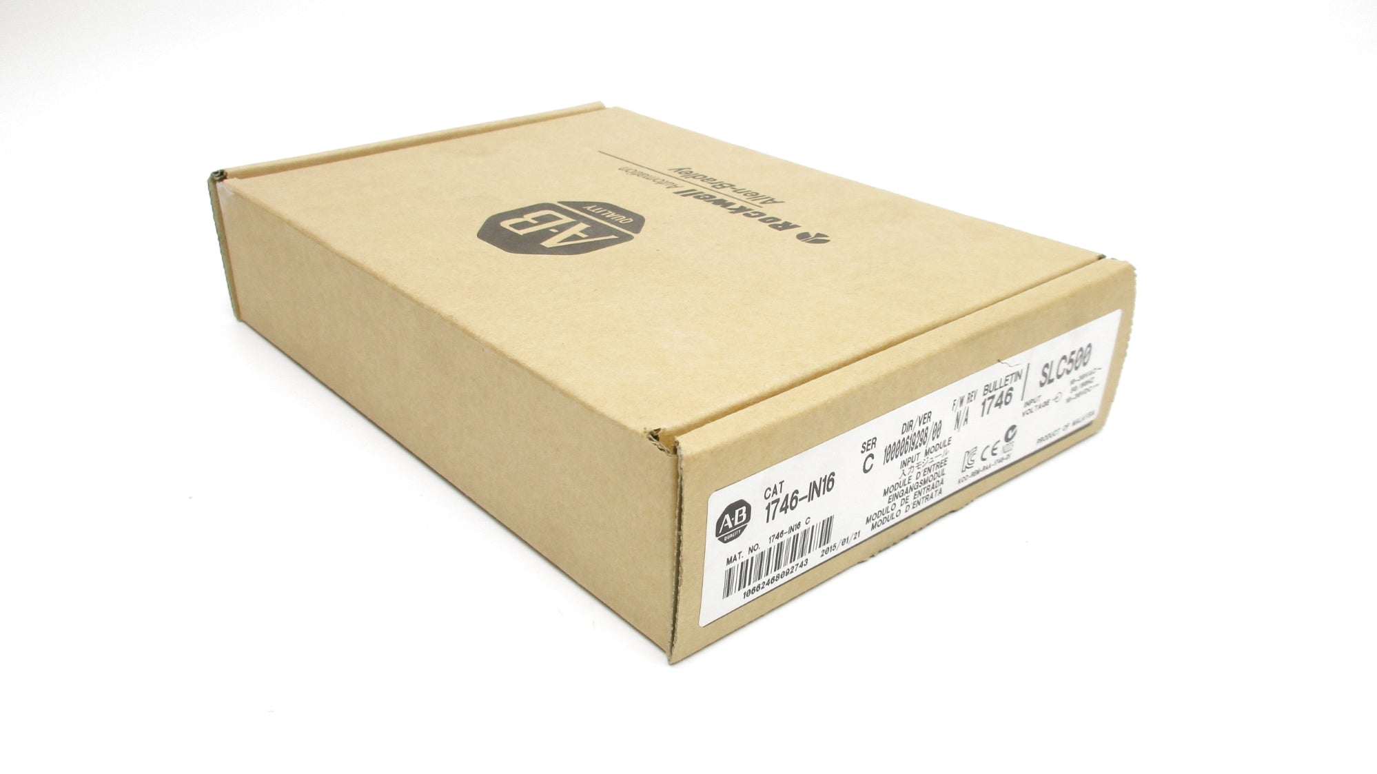 ALLEN BRADLEY 1746-IN16 SER. C DATE: 2015 NSMP