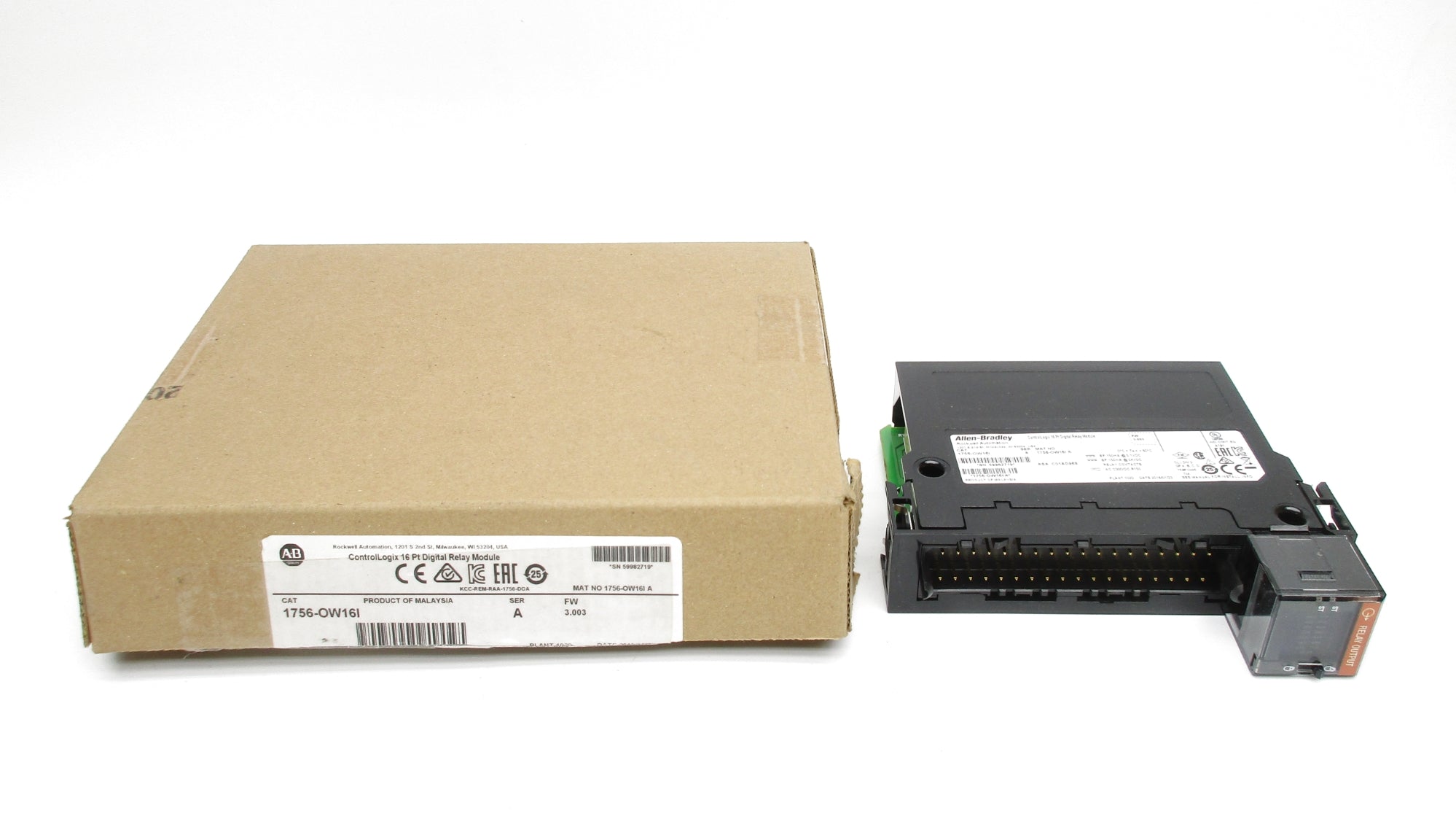 ALLEN BRADLEY 1756-OW16I SER. A F/W 3.003 24VDC NSMP