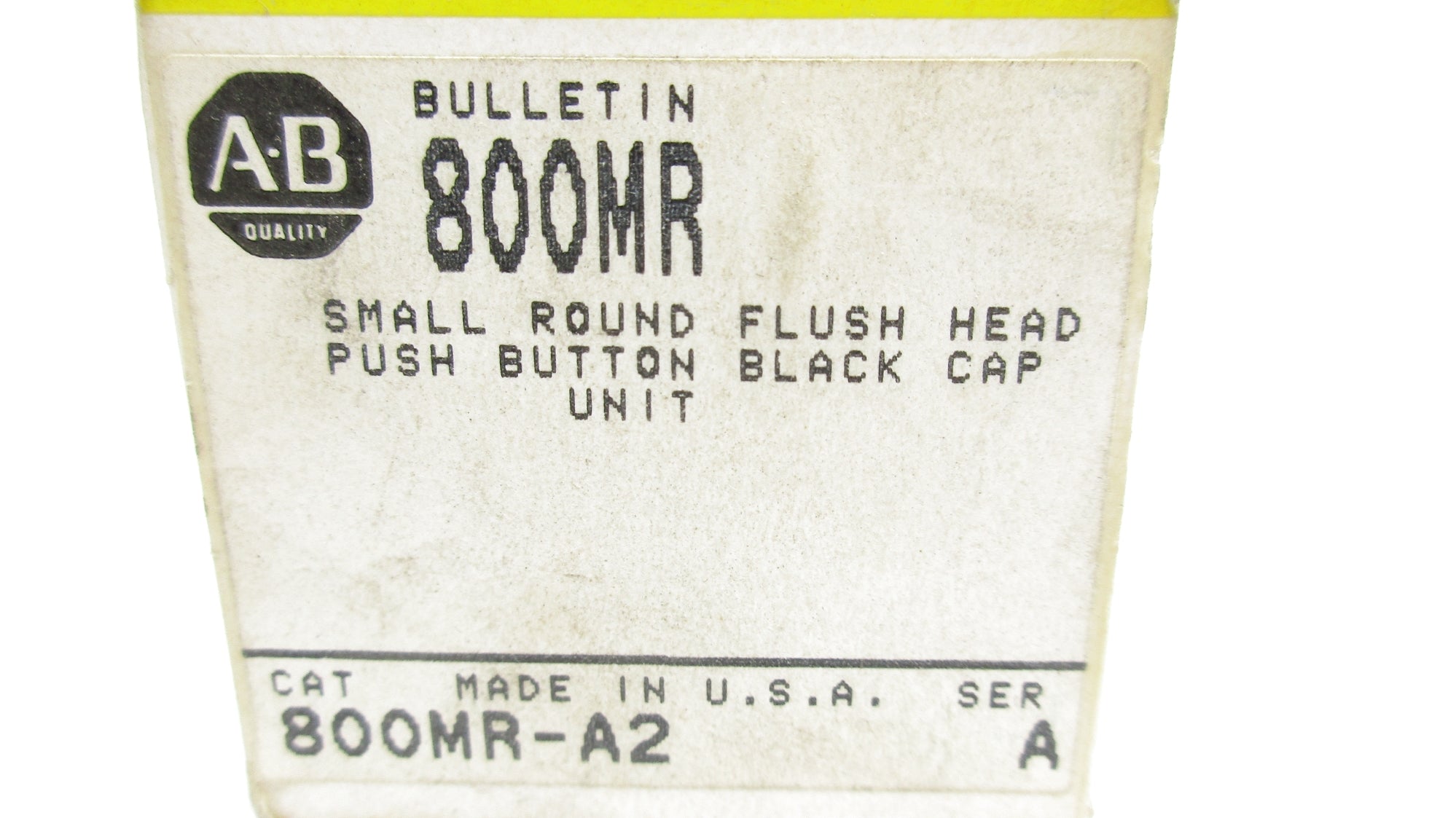 ALLEN BRADLEY 800MR-A2 SER. A (BK-YL) NSMP