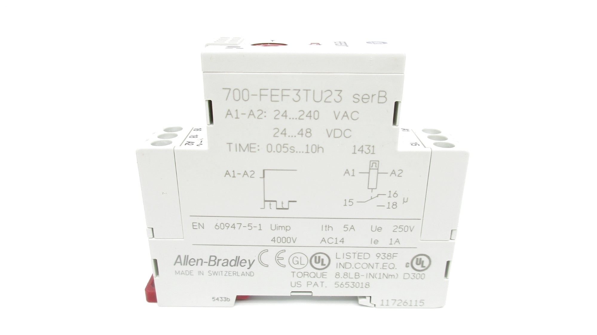 ALLEN BRADLEY 700-FEF3TU23 SER. B (WH) NSMP