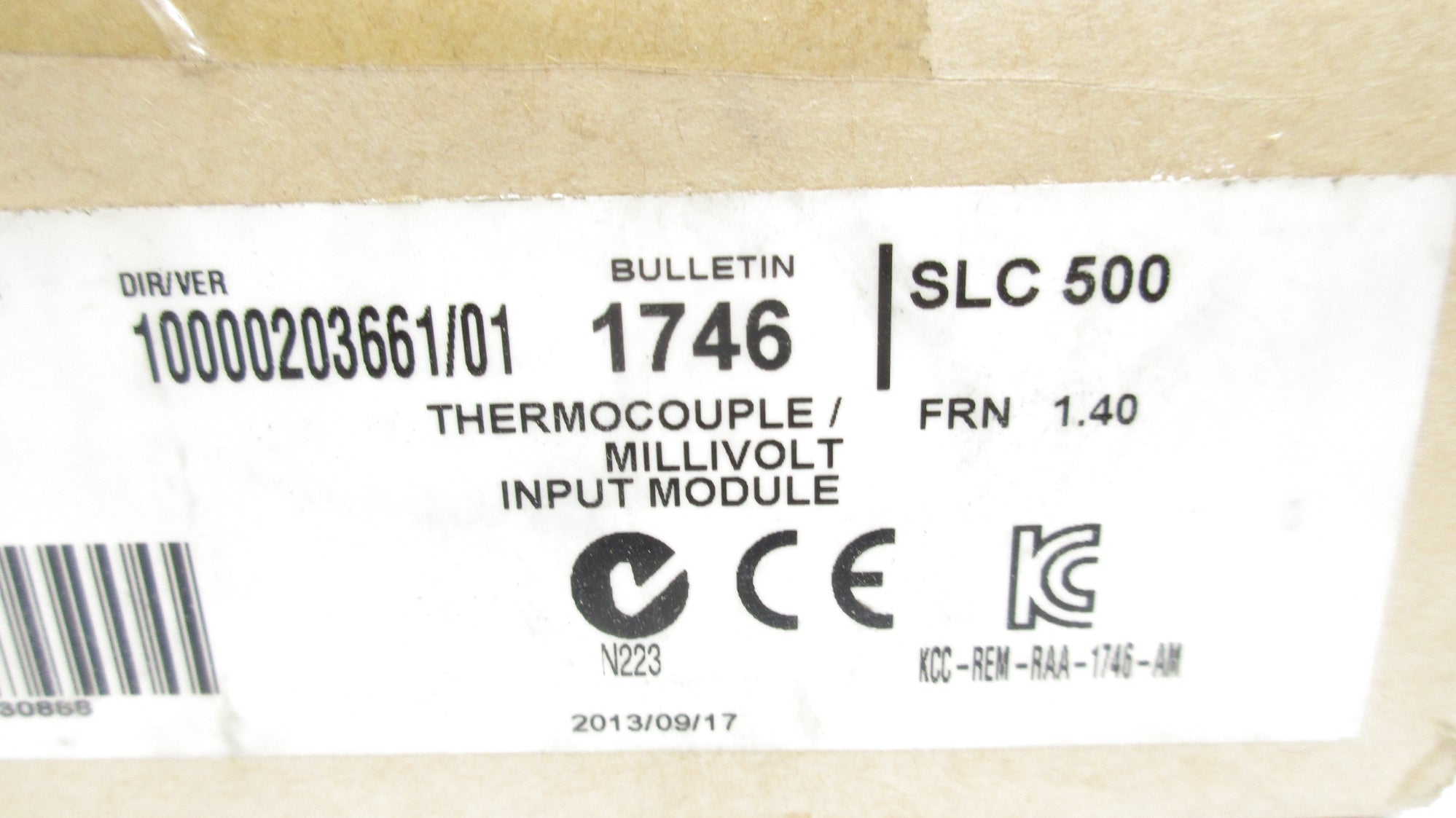 ALLEN BRADLEY 1746-NT8 SER. A F/W 1.40 NSMP