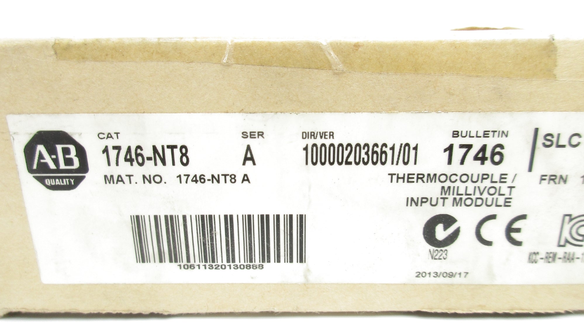 ALLEN BRADLEY 1746-NT8 SER. A F/W 1.40 NSMP