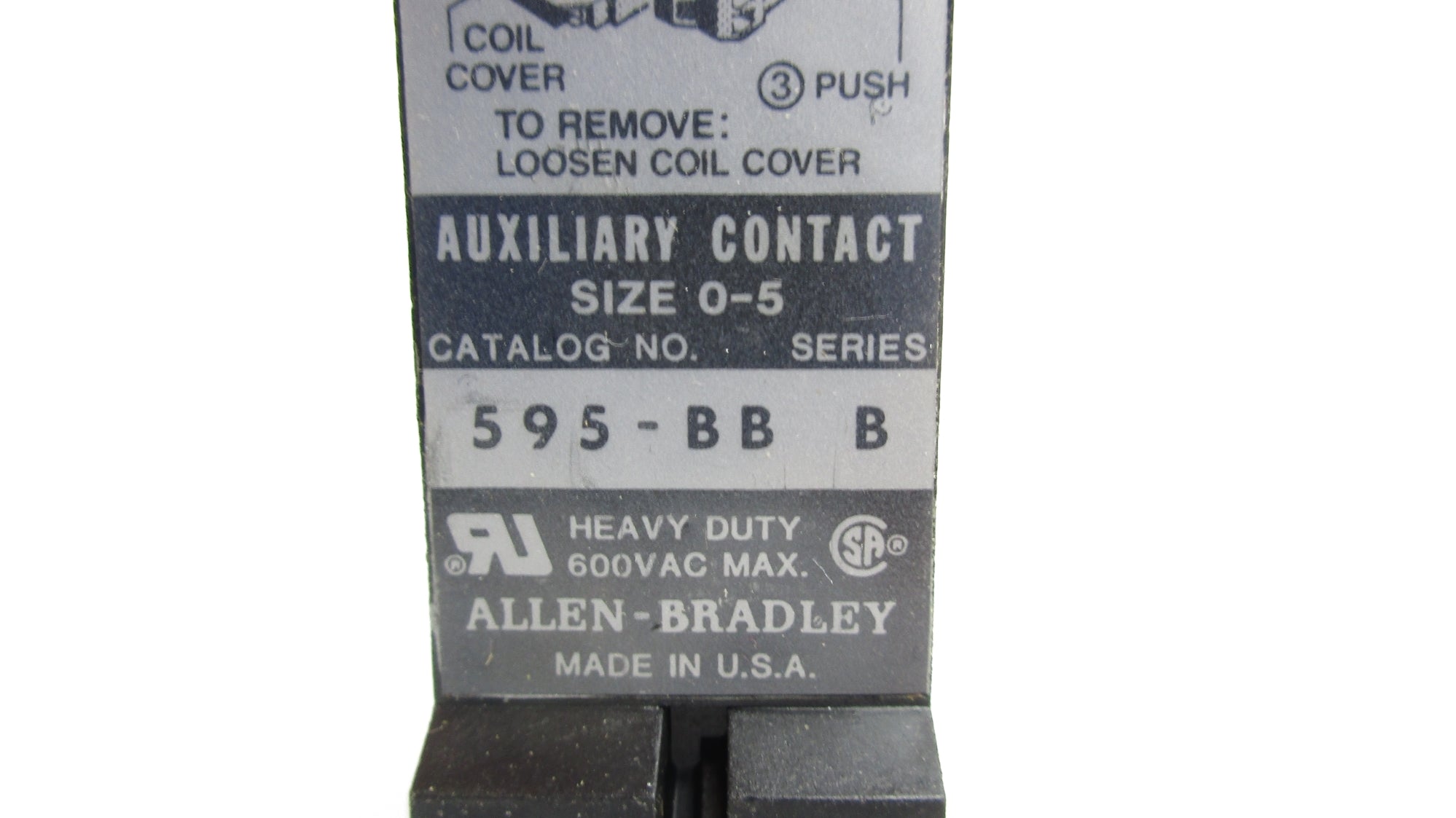 ALLEN BRADLEY 595-BB SER. B 600VAC NSNP