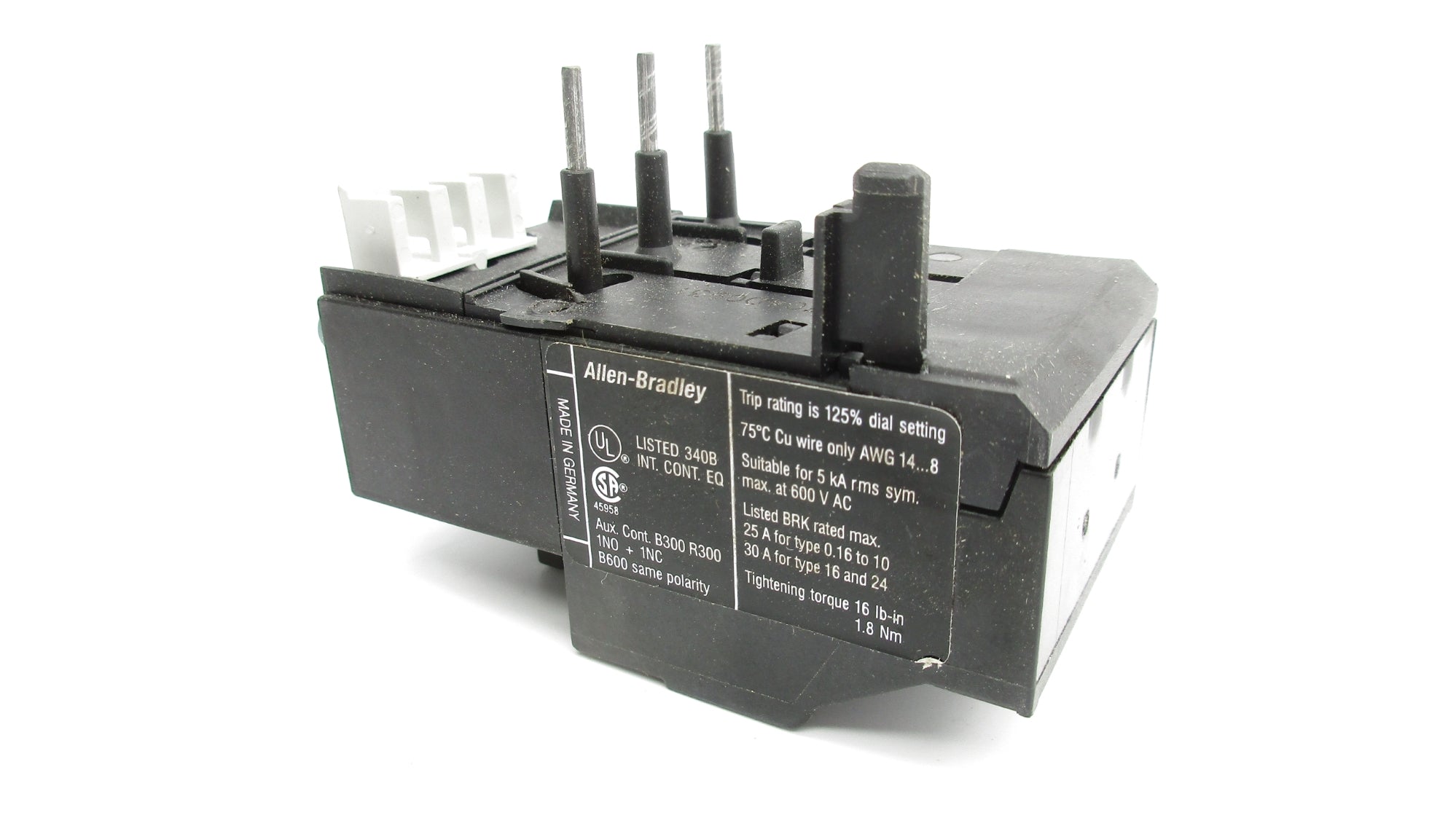 ALLEN BRADLEY 193-TAB60 SER. B 4-6A UNMP