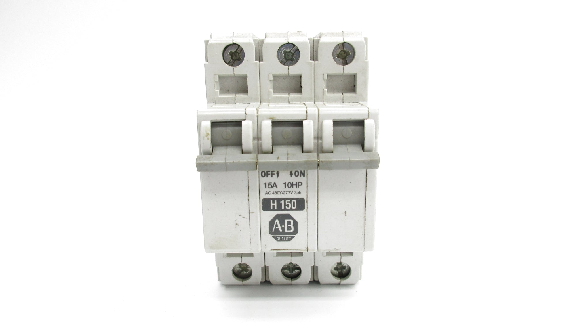ALLEN BRADLEY 1492-CB3H150 SER. C 15A 277VAC NSNP