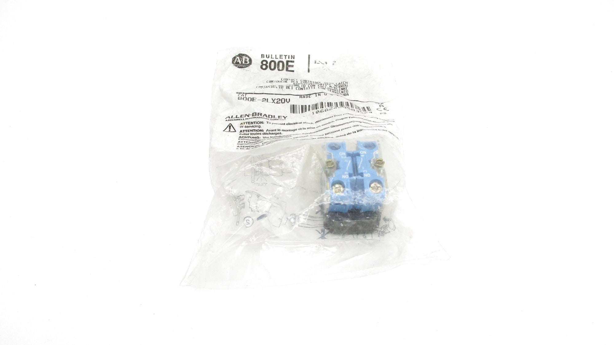 INDUSTRIAL SPARE PART 800E-2LX20V SER. A NSMP