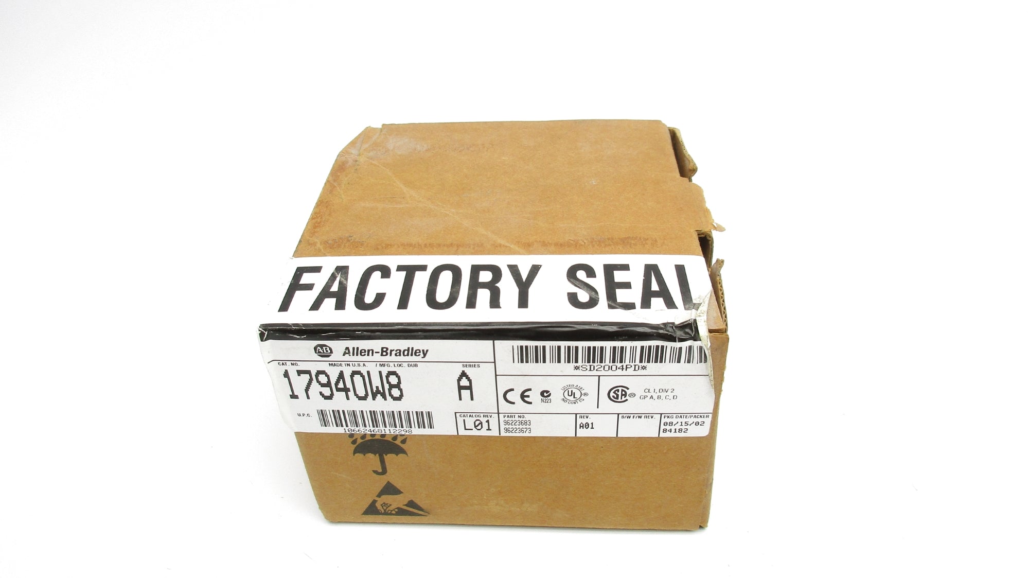 ALLEN BRADLEY 1794-OW8 SER. A DATE: 2002 NSFS