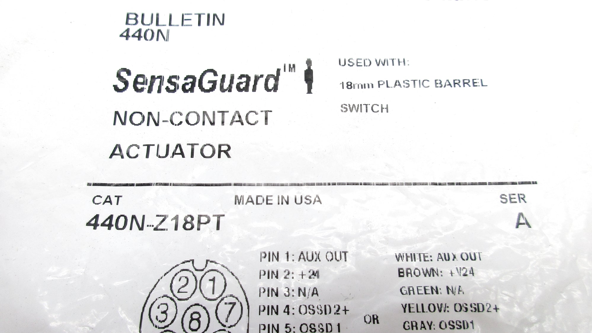 ALLEN BRADLEY 440N-Z18PT SER. A NSMP