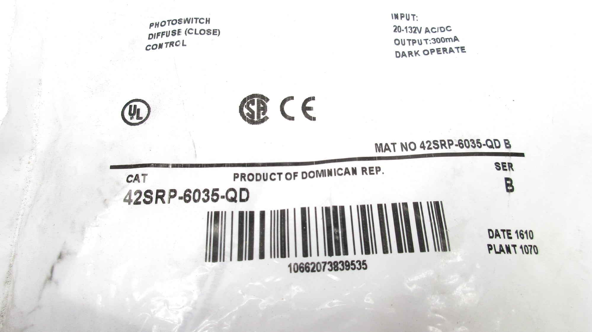 ALLEN BRADLEY 42SRP-6035-QD SER. B NSMP