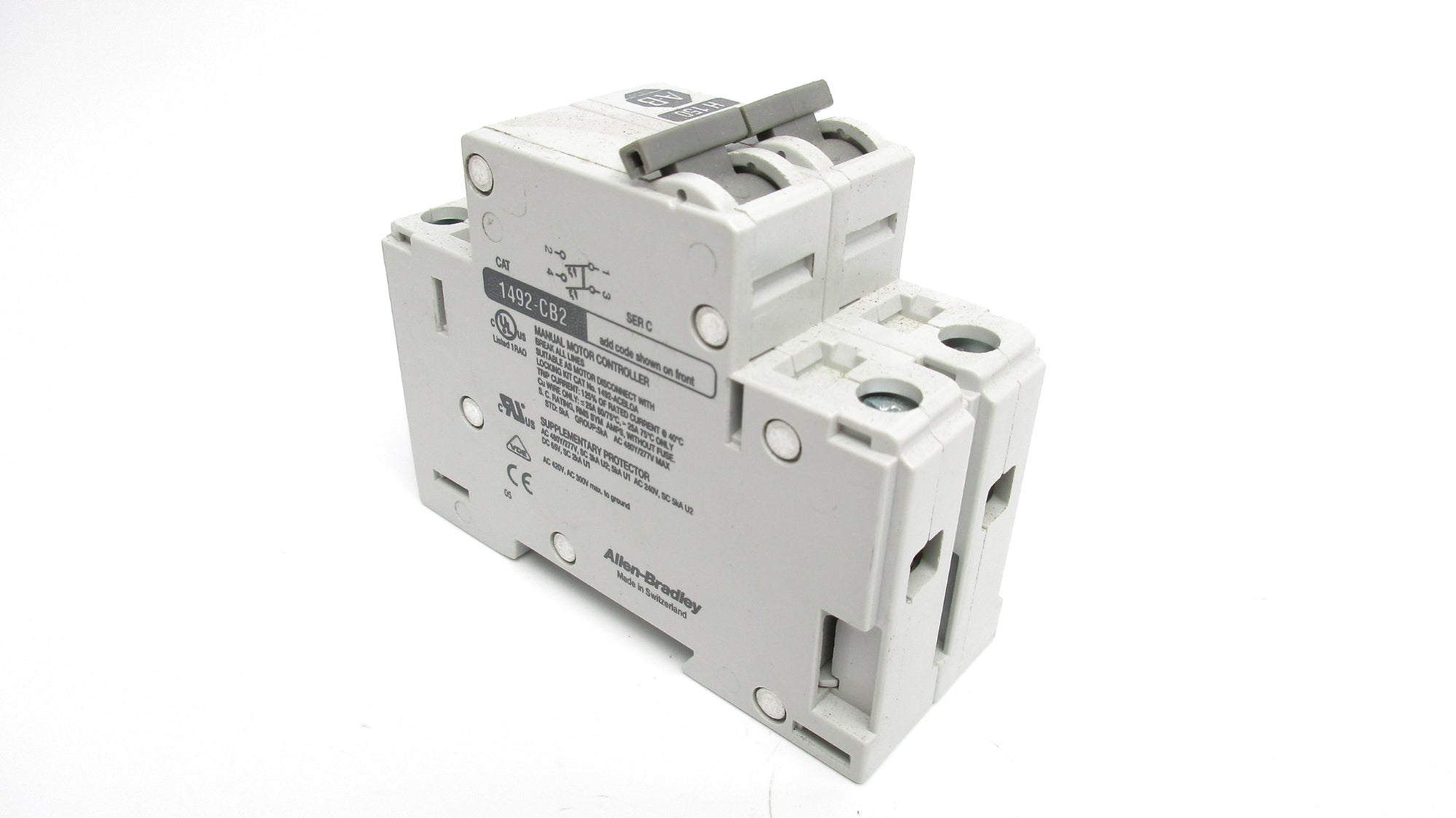 ALLEN BRADLEY 1492-CB2H150 SER. C 15A 277VAC NSNP