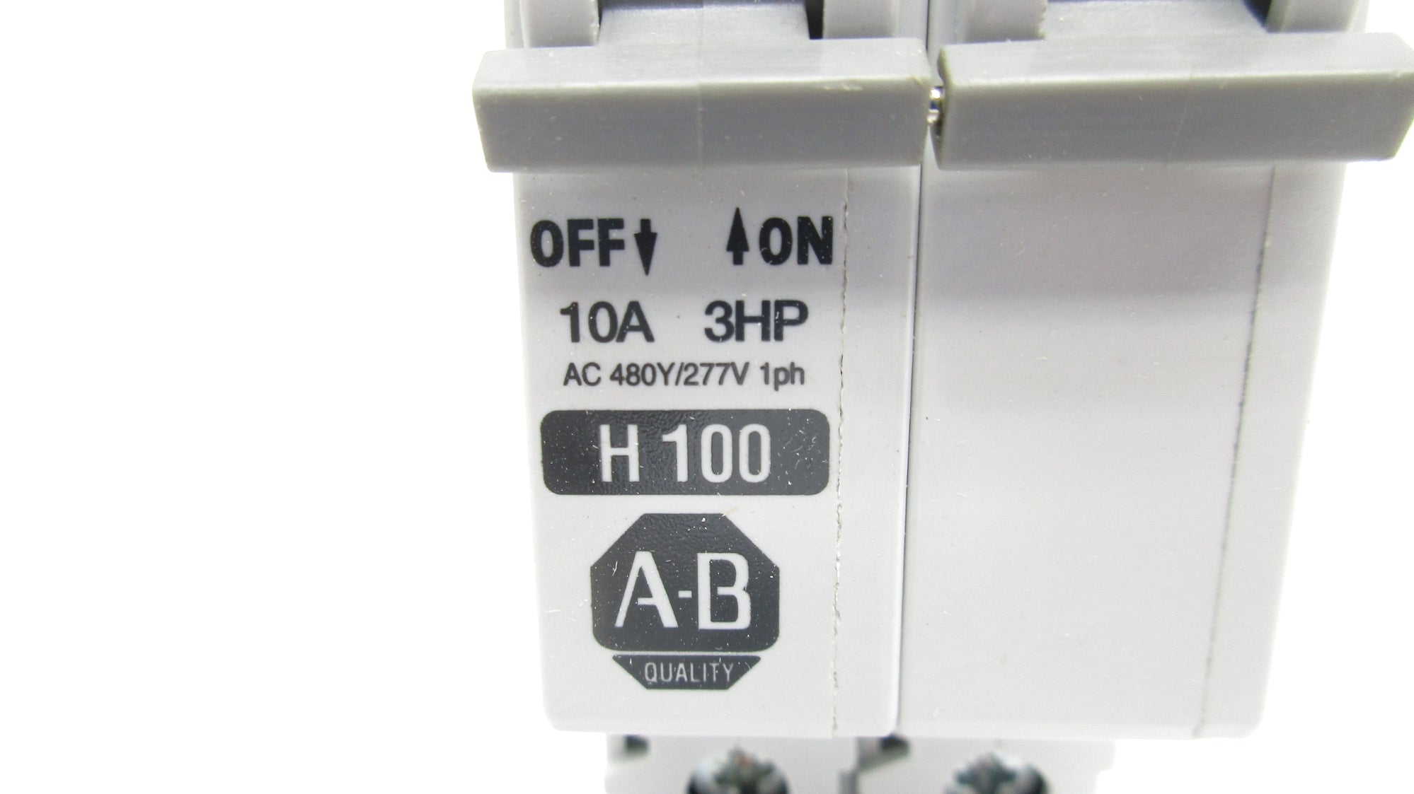 ALLEN BRADLEY 1492-CB2H100 SER. C 10A 277VAC (WH) NSMP