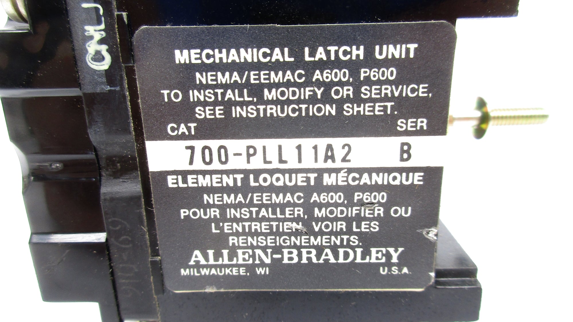 INDUSTRIAL SPARE PART 700-PLL11A2 SER. B NSNP