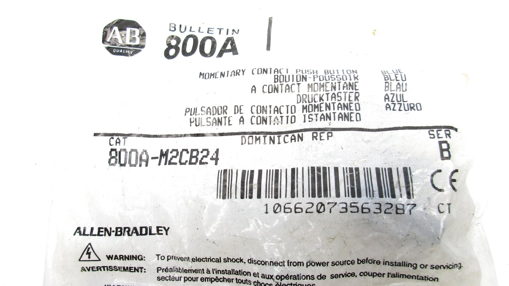 INDUSTRIAL SPARE PART 800A-M2CB24 SER. B NSMP