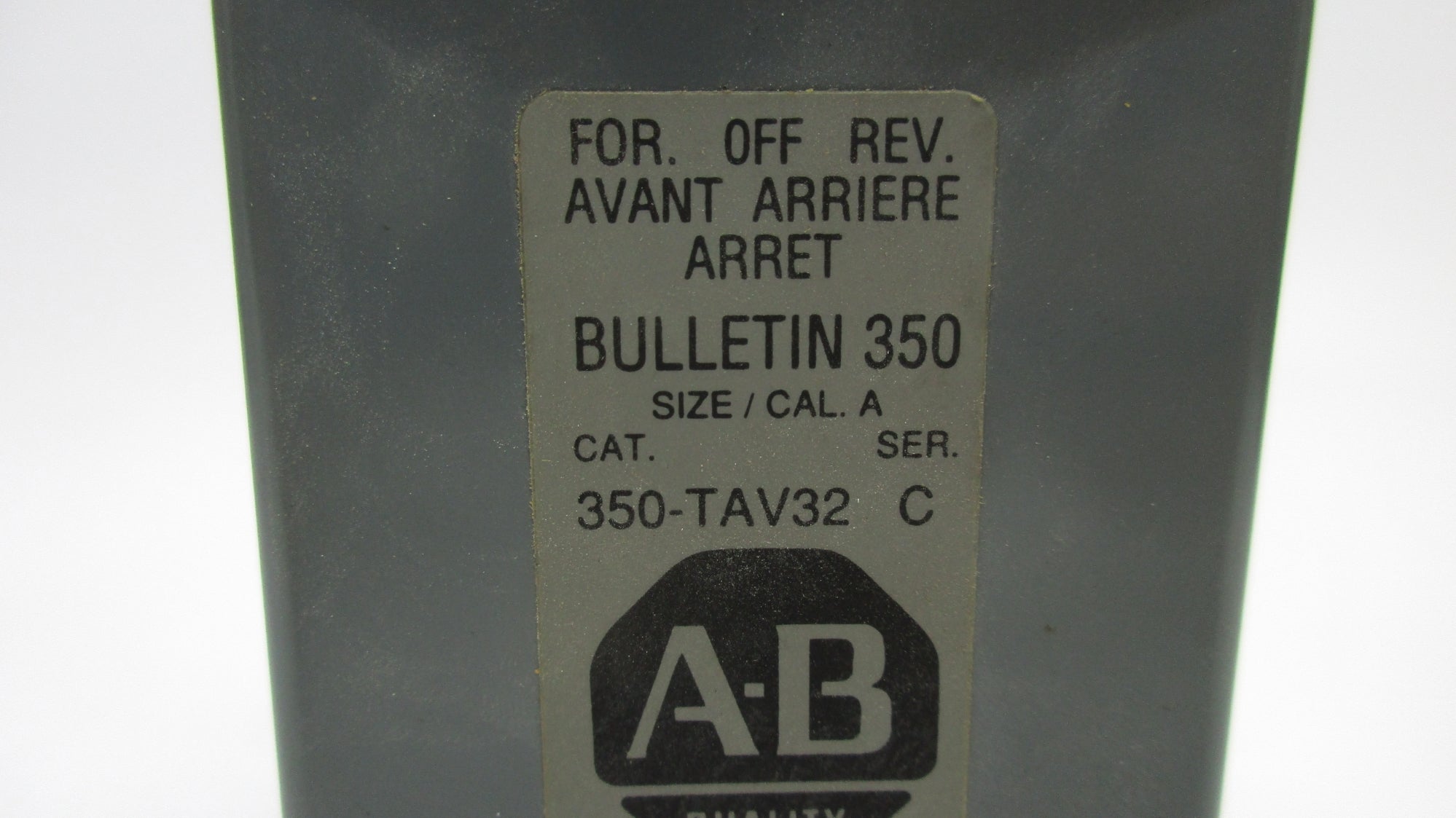 ALLEN BRADLEY 350-TAV32 SER. C NSNP