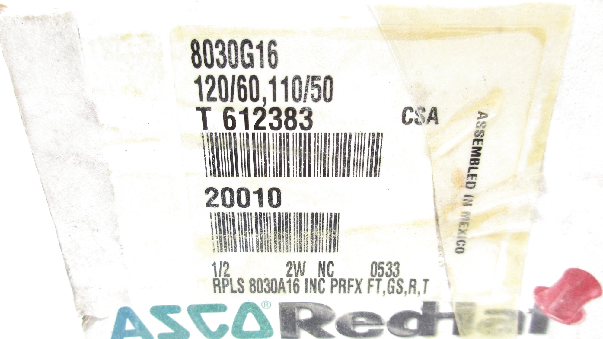 ASCO 8030G16 120/60 110/50 NSMP