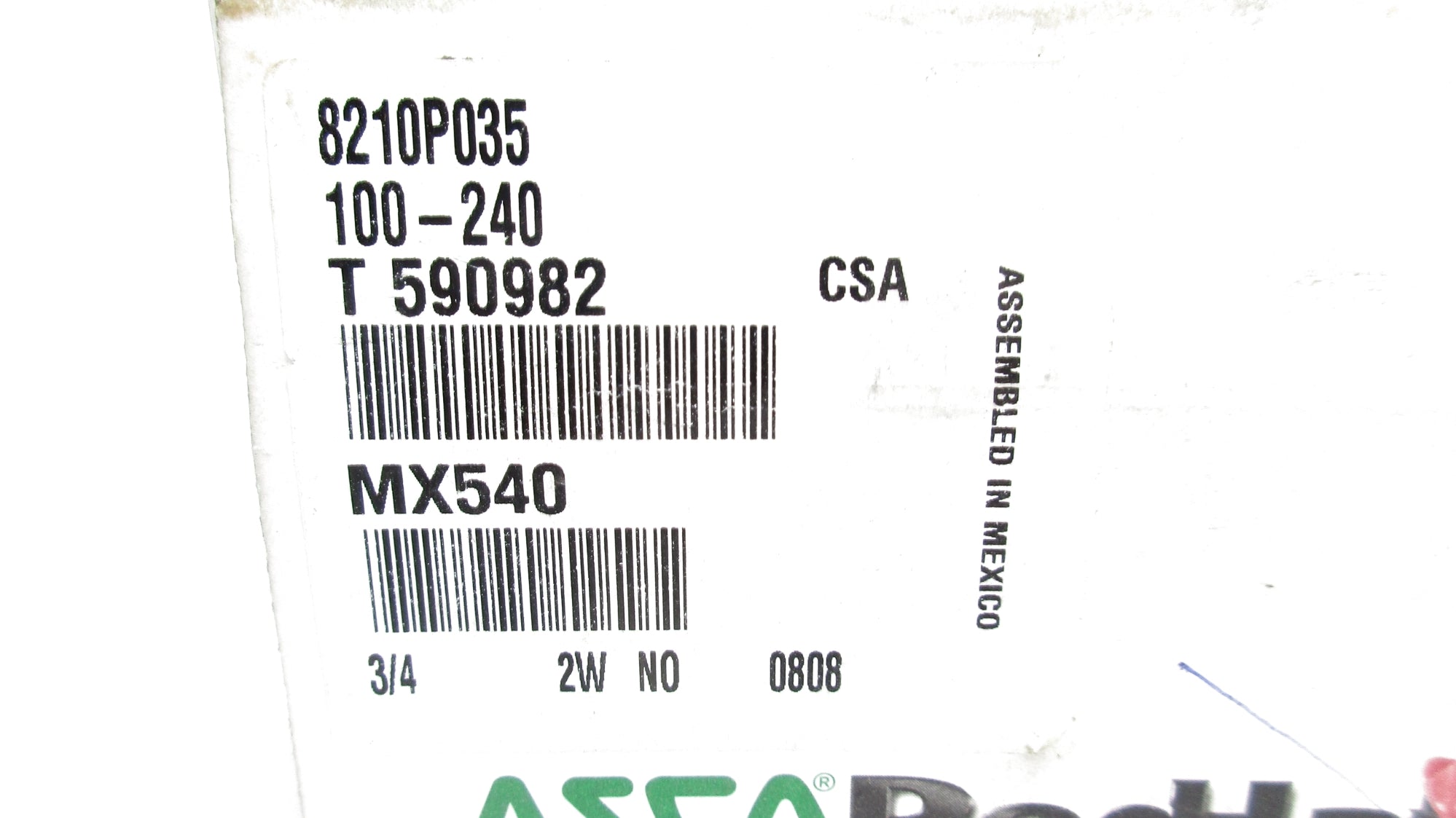 ASCO 8210P035 100-240 150PSI NSMP
