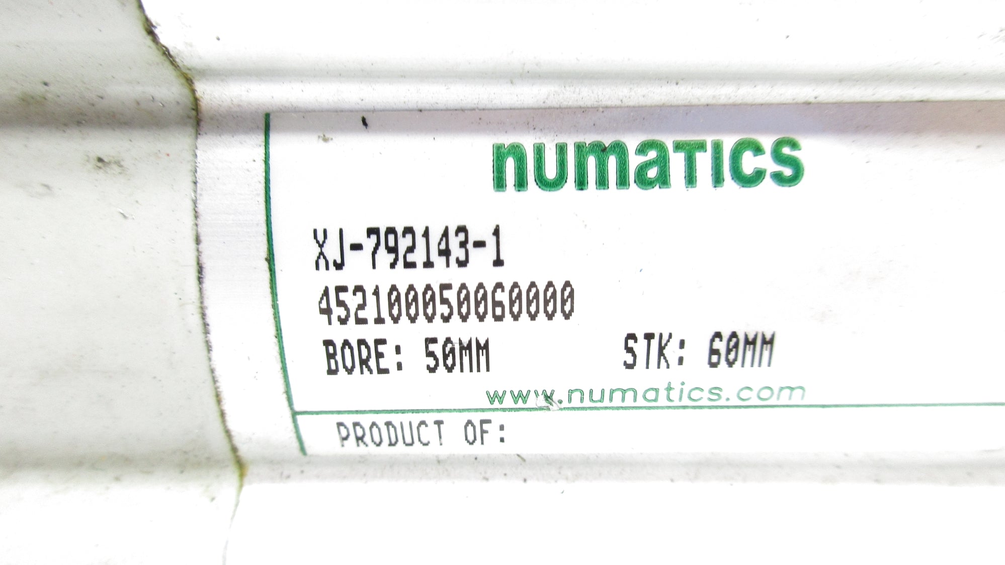 NUMATICS 452100050060000 NSNP