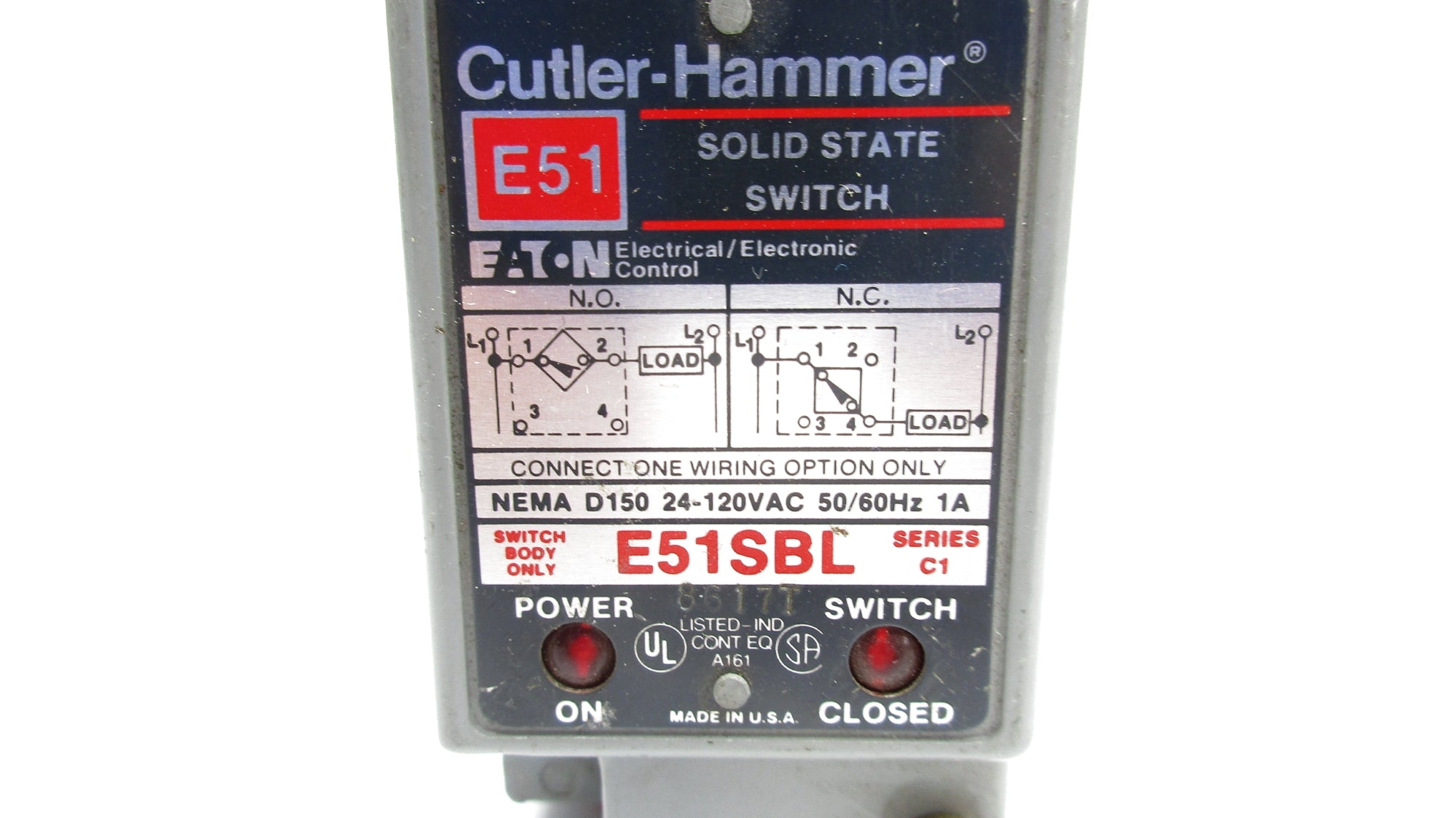 CUTLER HAMMER E51SBL SER. C1 UNMP