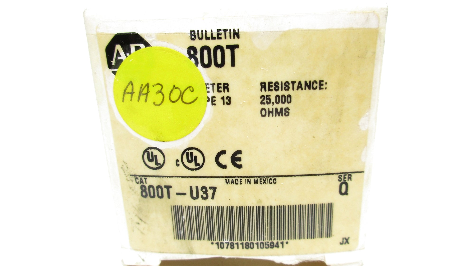 INDUSTRIAL SPARE PART 800T-U37 SER. Q (WH) NSMP