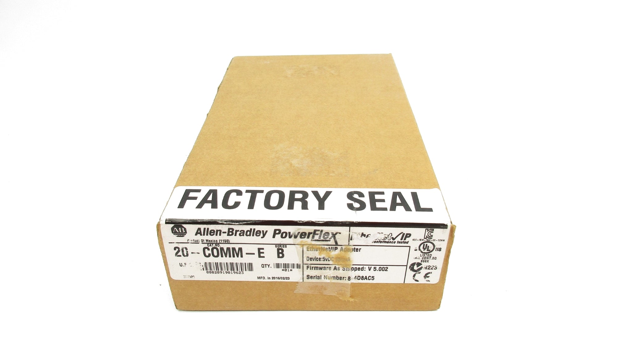 ALLEN BRADLEY 20-COMM-E SER. B F/W 5.002 (BR/WH) NSFS