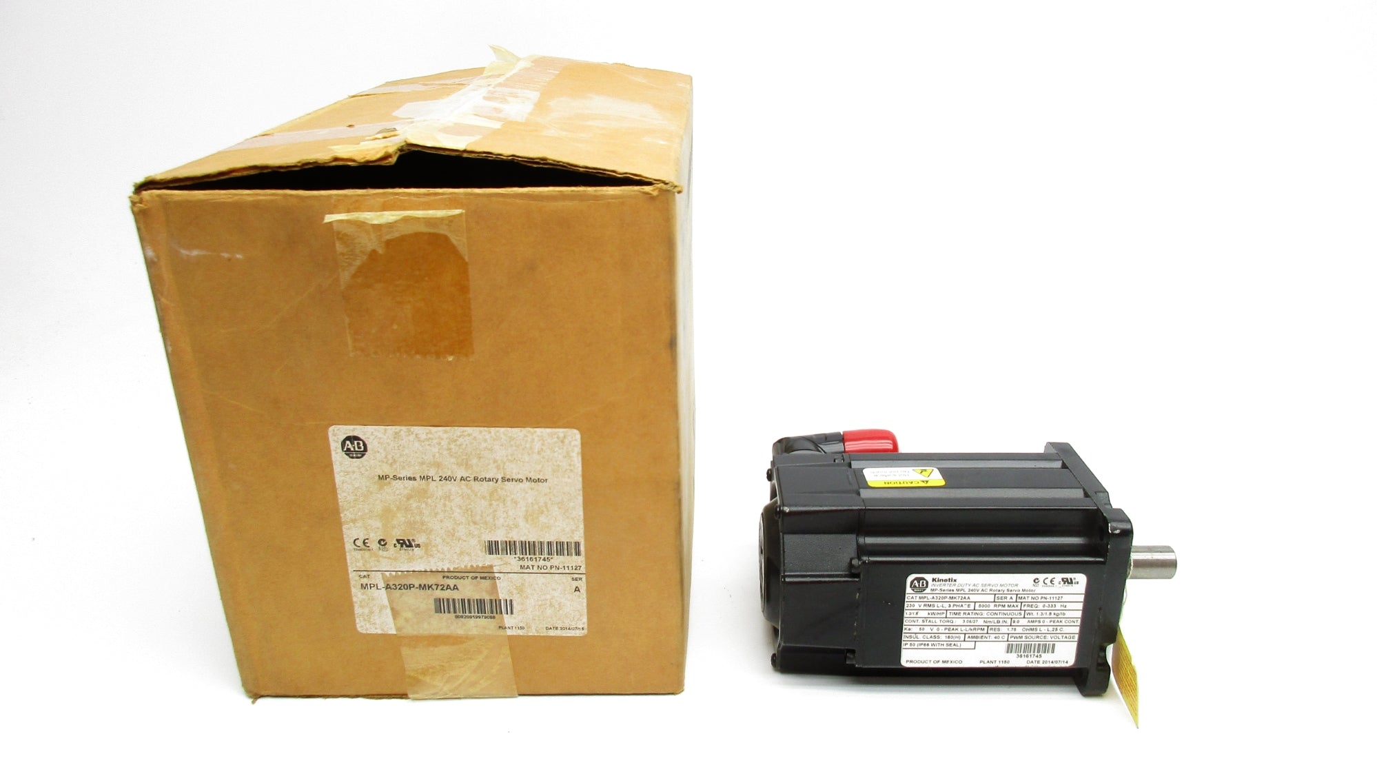 ALLEN BRADLEY MPL-A320P-MK72AA SER. A (BR/WH) NSMP