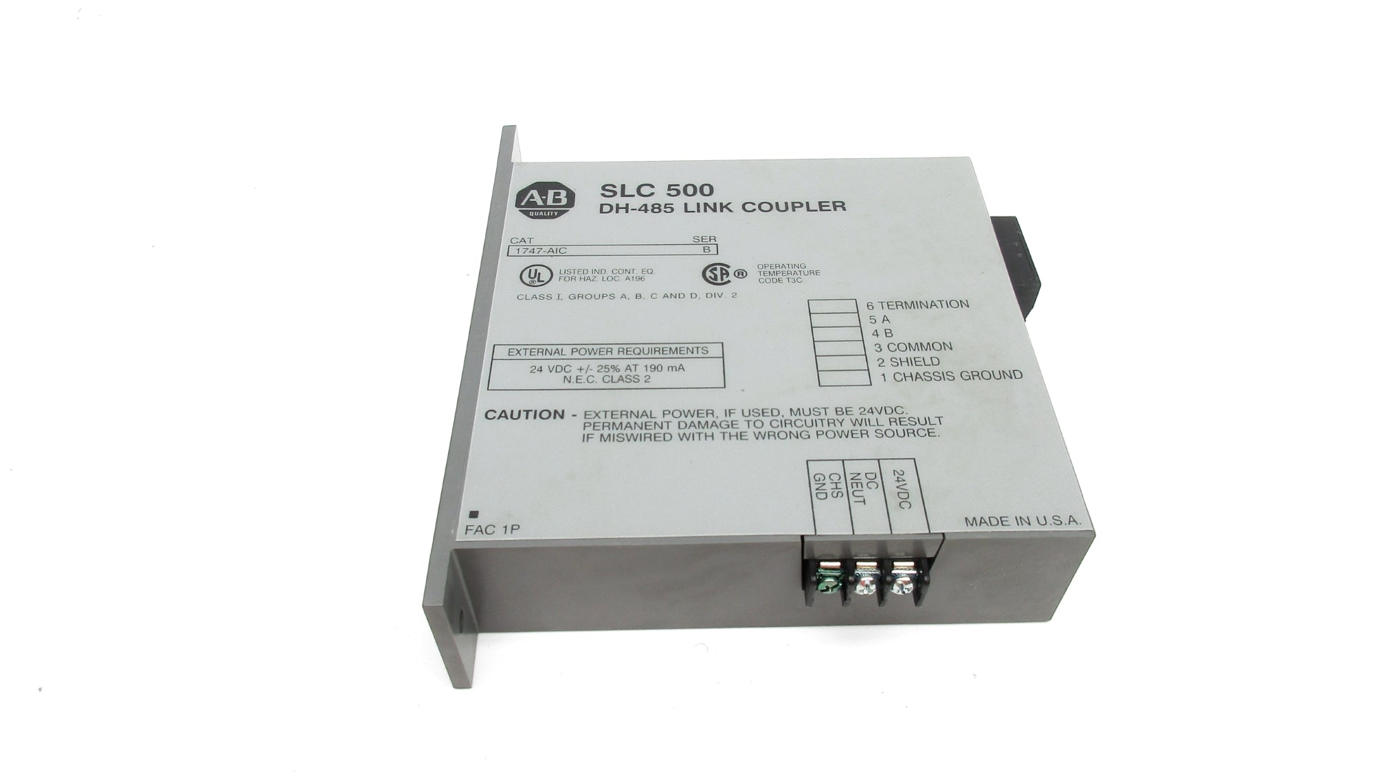 ALLEN BRADLEY 1747-AIC SER. B NSMP