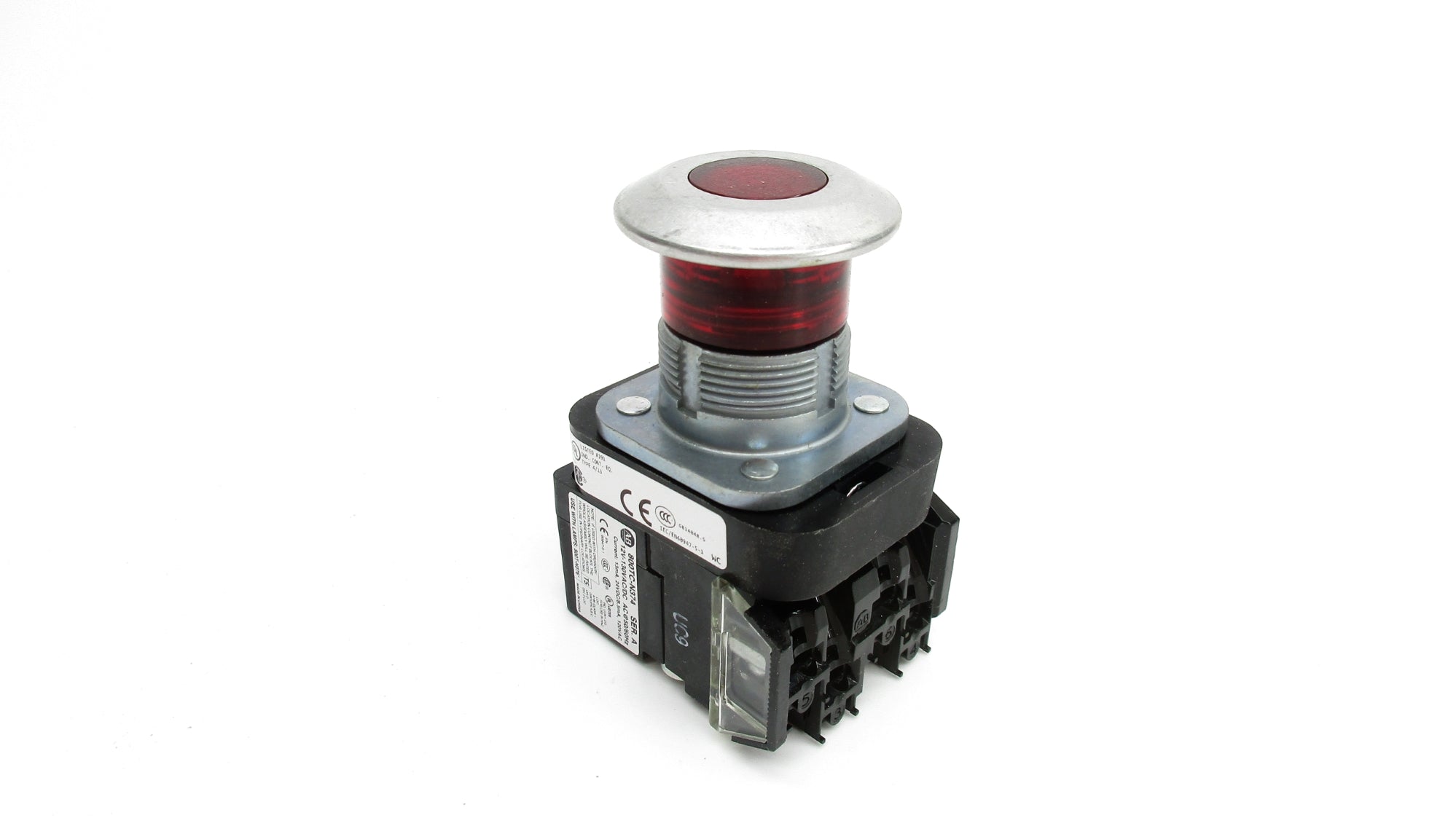 ALLEN BRADLEY 800TC-FXQH2RA1 SER. U (WH) NSMP