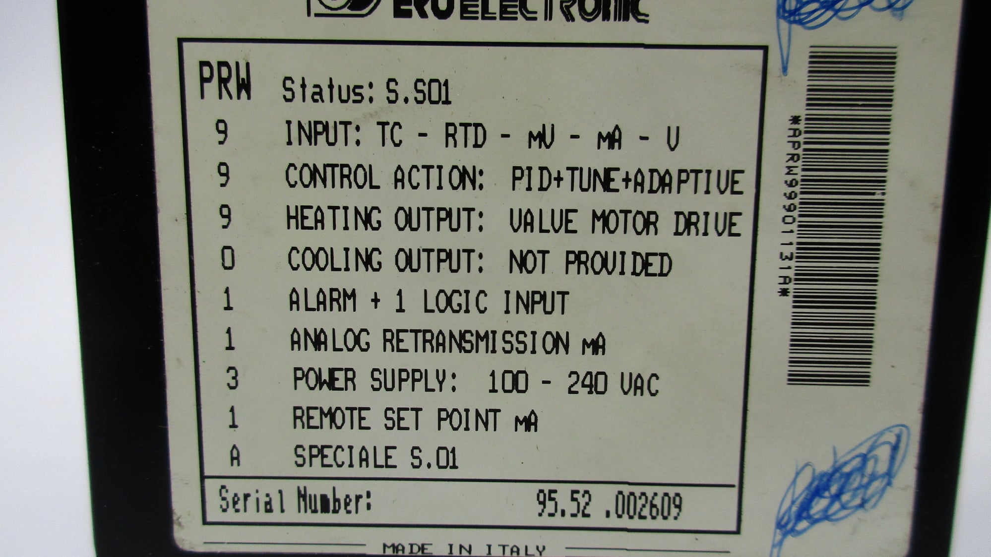 ERO ELECTRONIC PRW99901131 UNMP