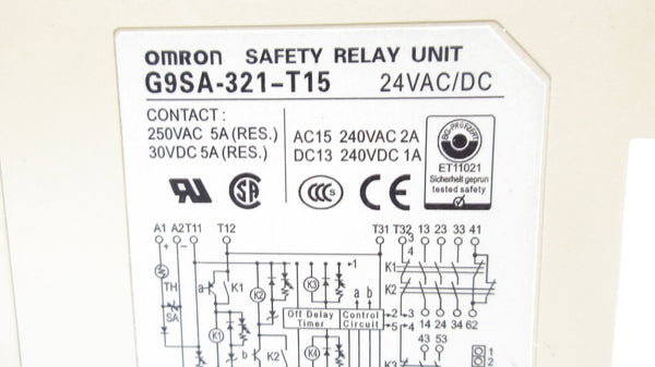 OMRON G9SA-321-T15 24VDC/DC NSMP