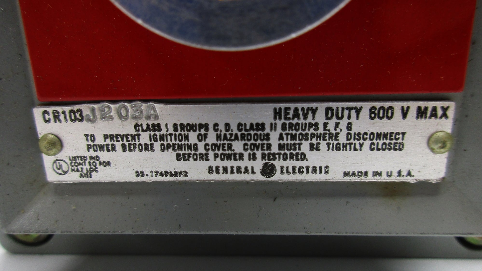 GENERAL ELECTRIC CR103J203A NSNP