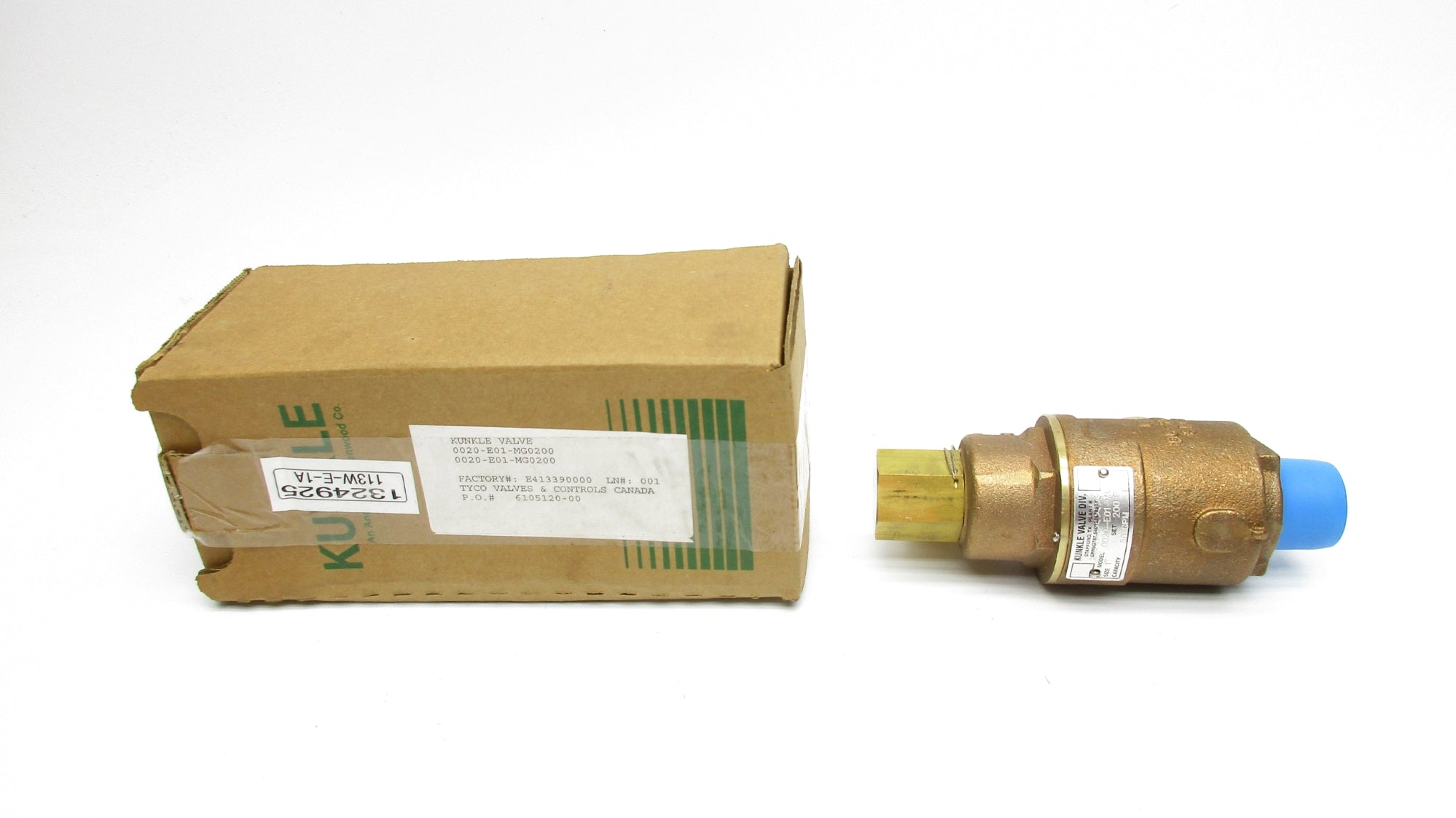 KUNKLE VALVE 0020-E01-MG0200 200PSIG NSMP