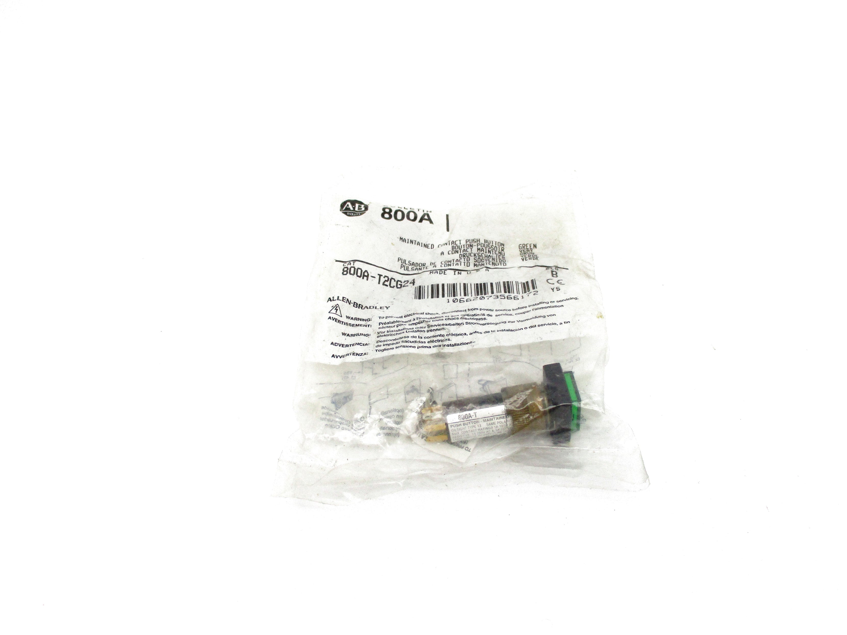 ALLEN BRADLEY 800A-T2CG24 SER. B NSMP