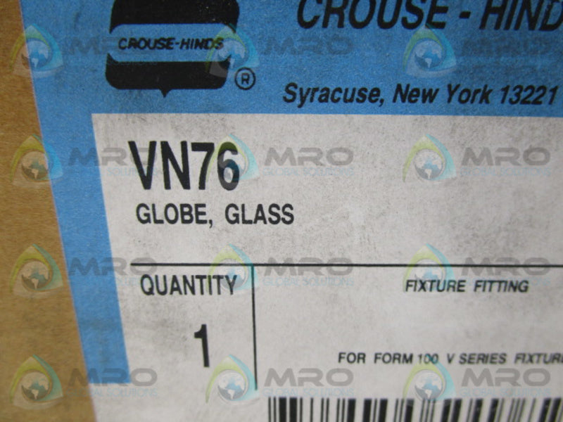 CROUSE HINDS VN76 * FACTORY SEALED *
