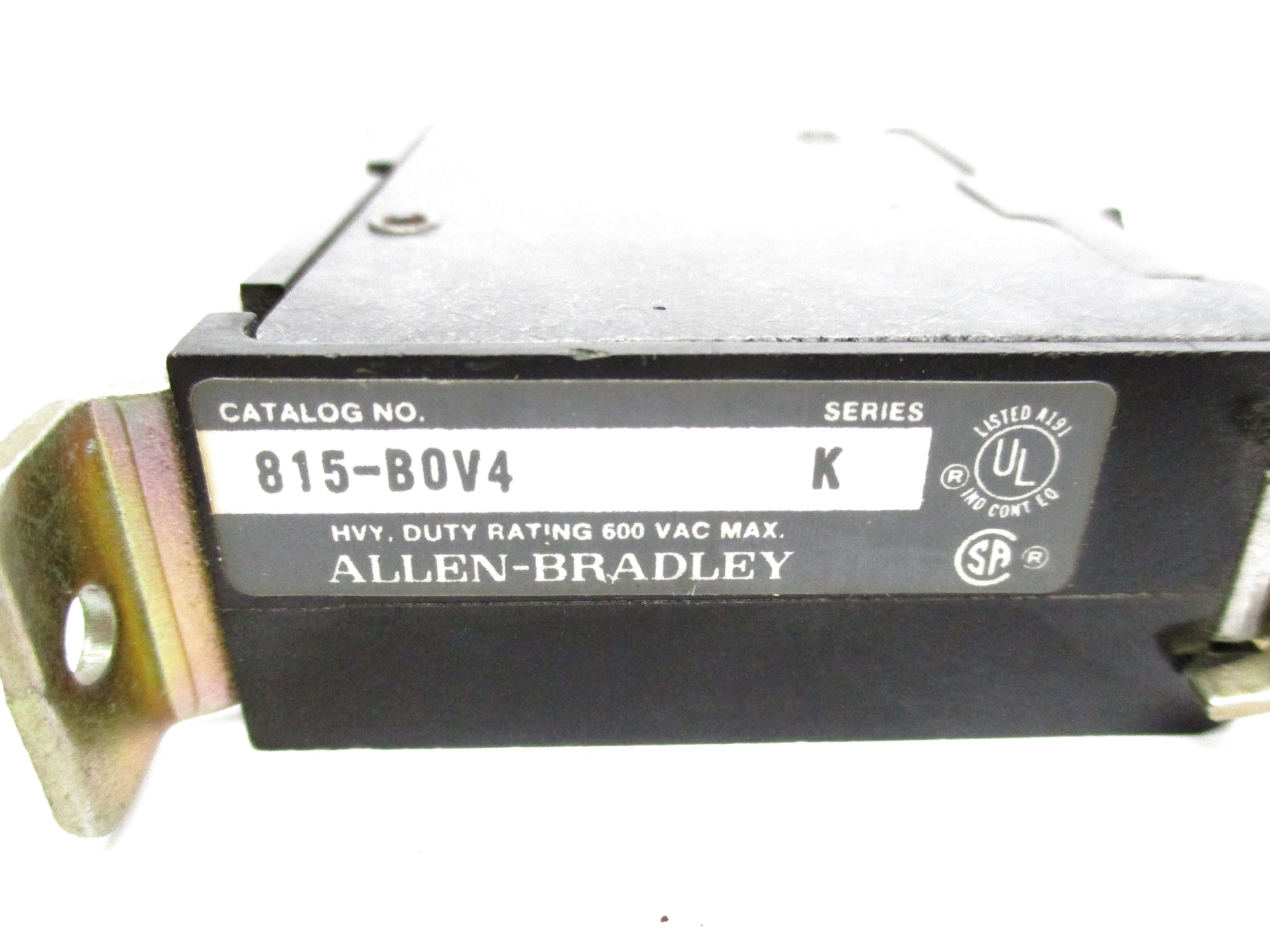 INDUSTRIAL SPARE PART 815-BOV4 SER. K 600VAC NSNP